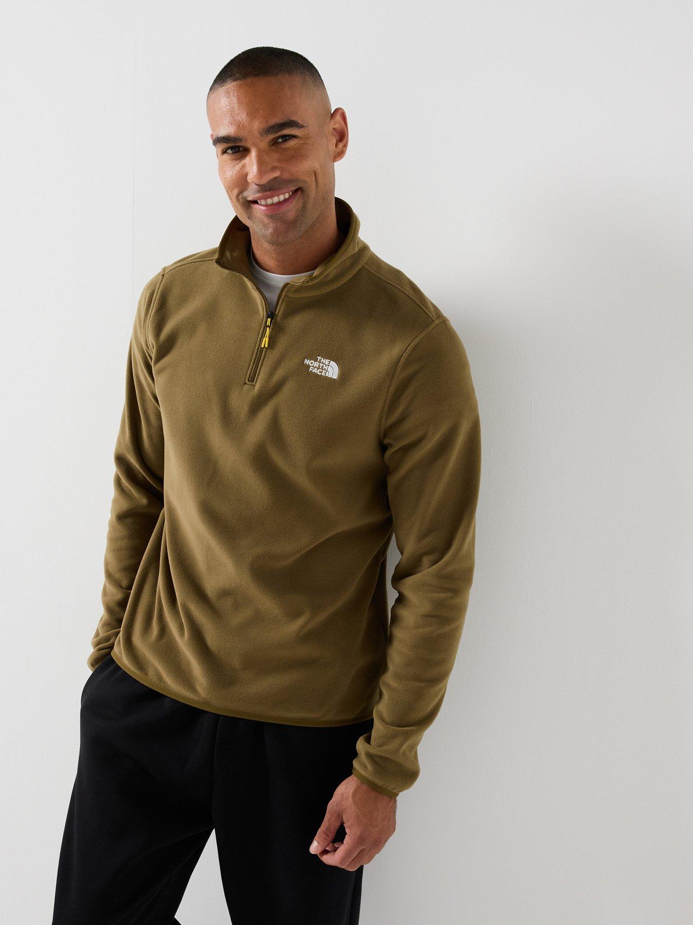 The North Face Men's Glacier 1/4 Zip Fleece - Green
