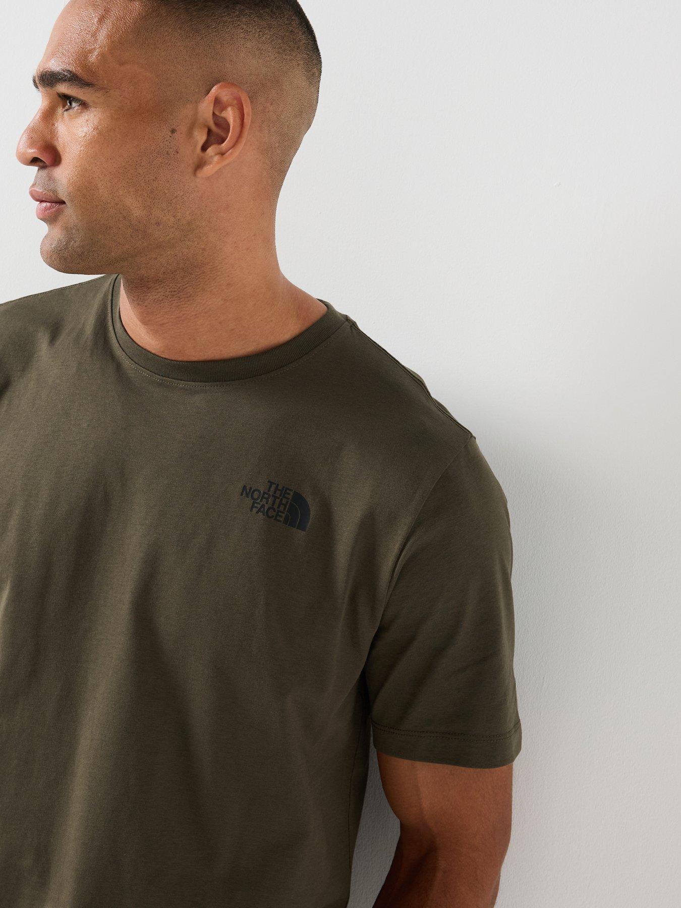 Image 4 of 7 of The North Face Men&rsquo;s Yosemite Oak Box NSE Regular T-Shirt - New Taupe Green