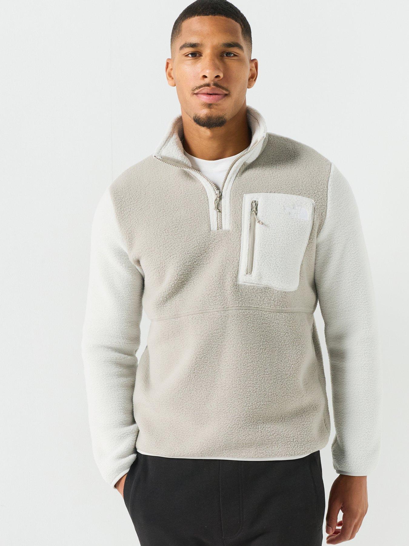 Image 1 of 6 of The North Face Mens Yumiori 1/4 Zip Fleece - Beige