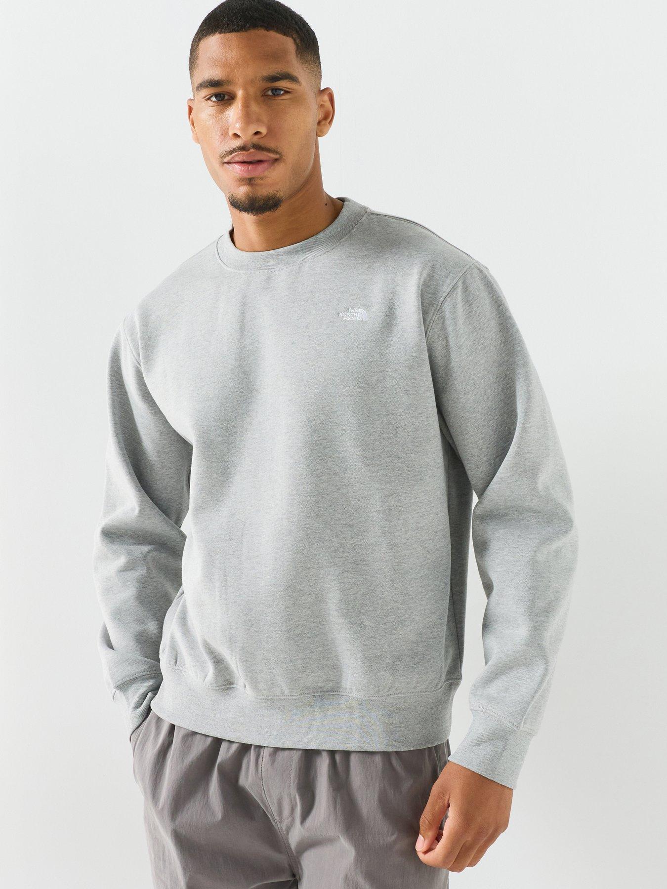 The North Face Mens Essential Simple Dome Relaxed Crew Sweat - Grey