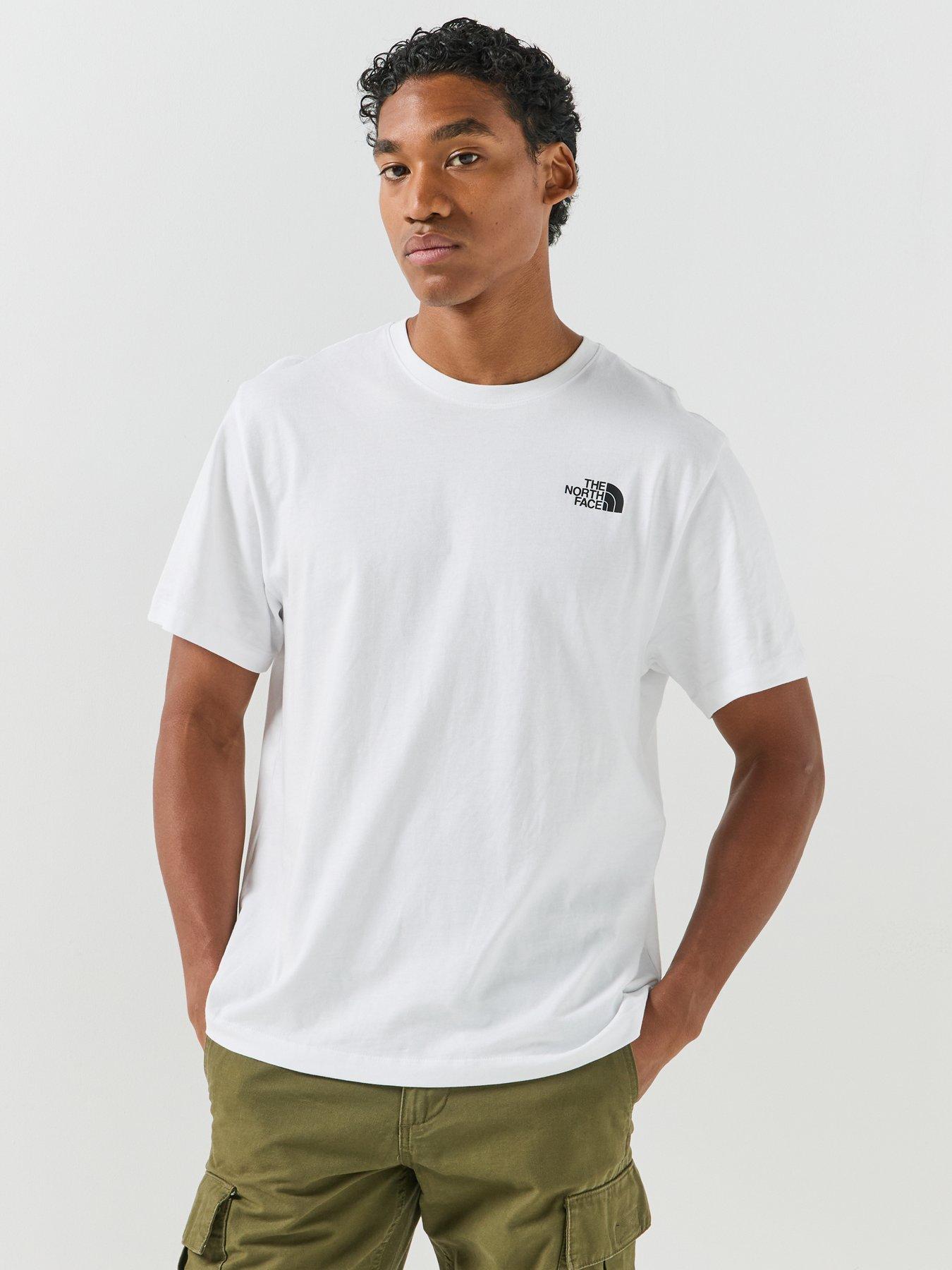 Image 2 of 6 of The North Face Mens Tested And Proven Relaxed Graphic T-Shirt - White