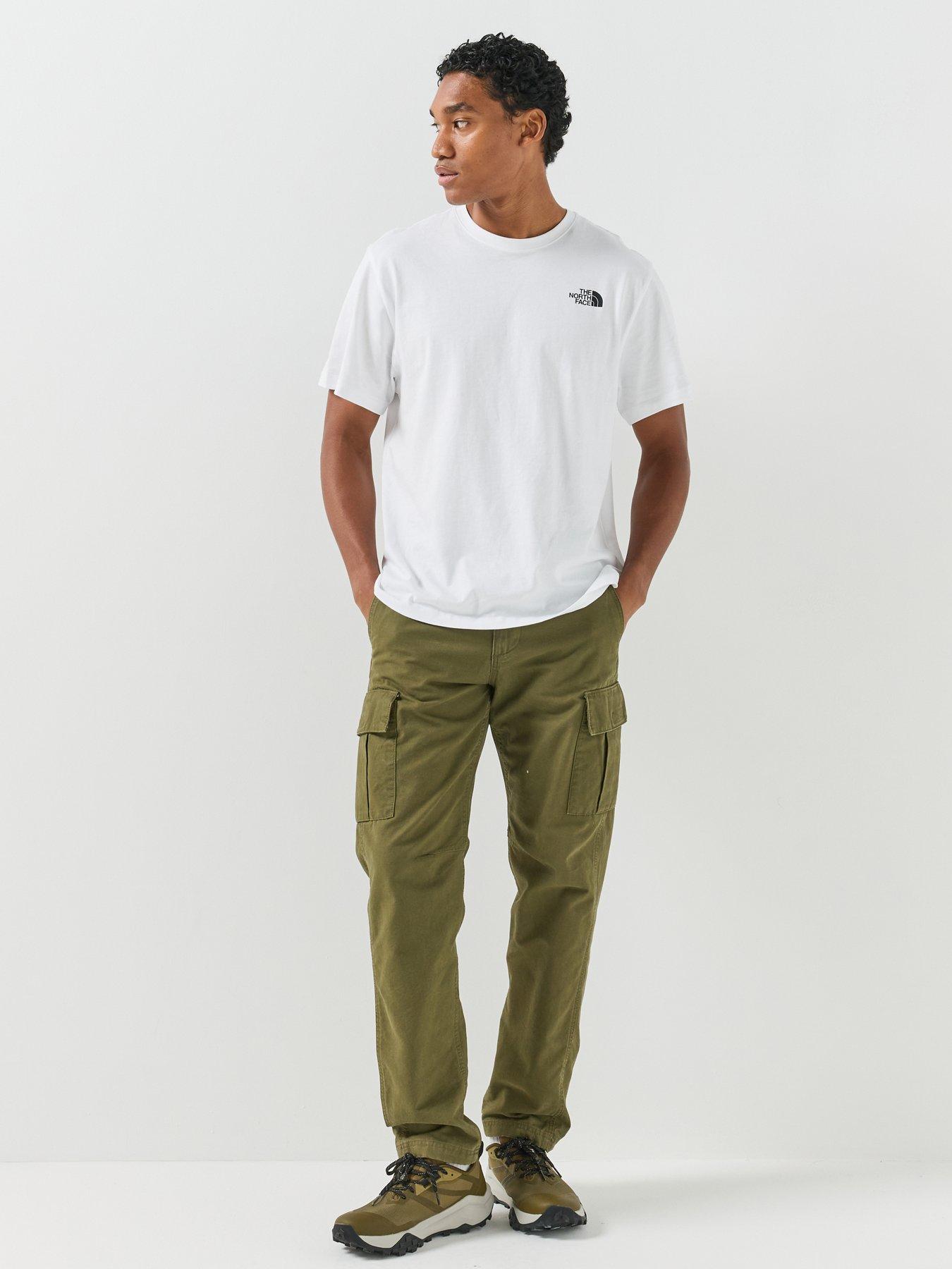 Image 3 of 6 of The North Face Mens Tested And Proven Relaxed Graphic T-Shirt - White