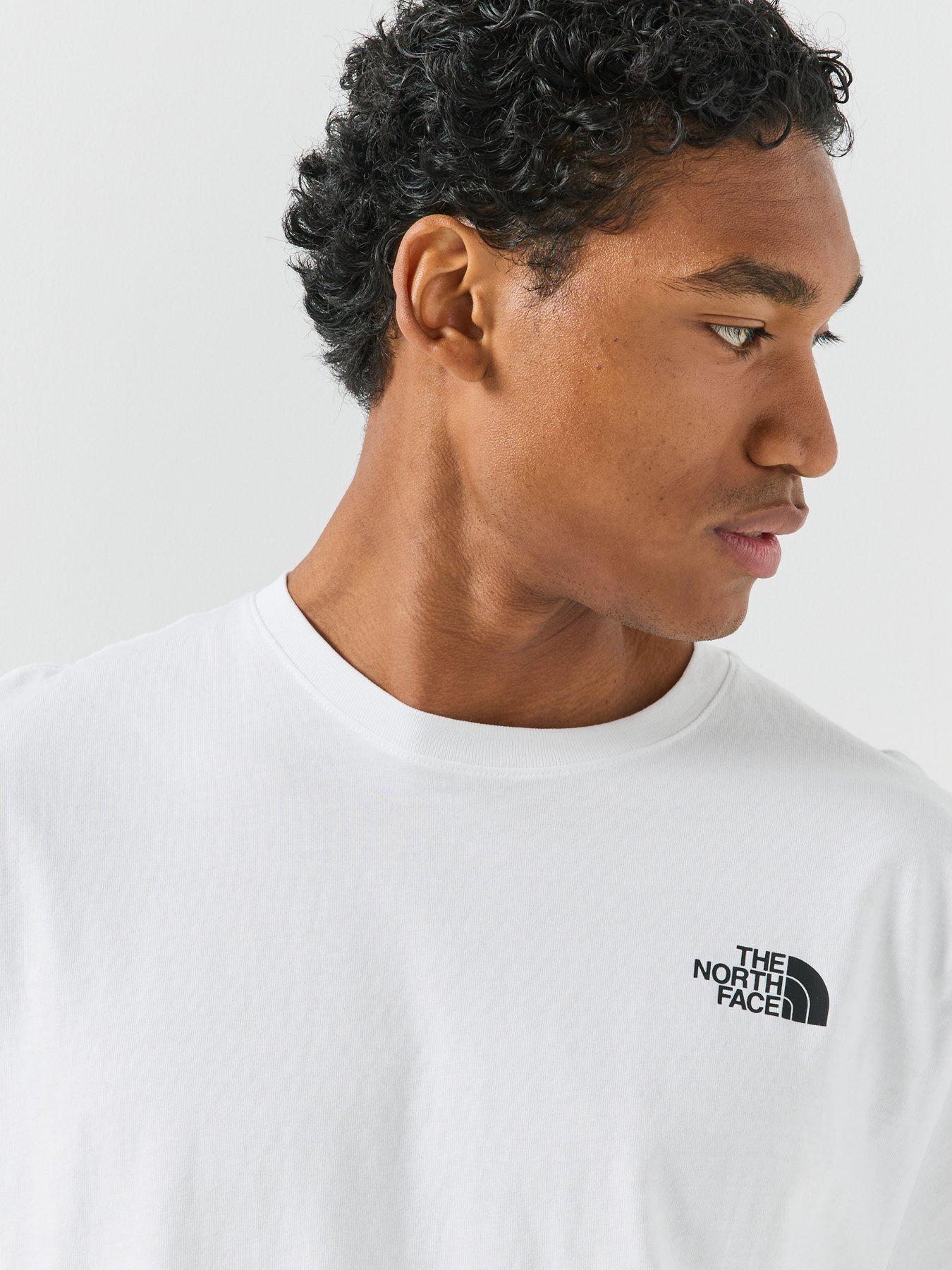 Image 4 of 6 of The North Face Mens Tested And Proven Relaxed Graphic T-Shirt - White