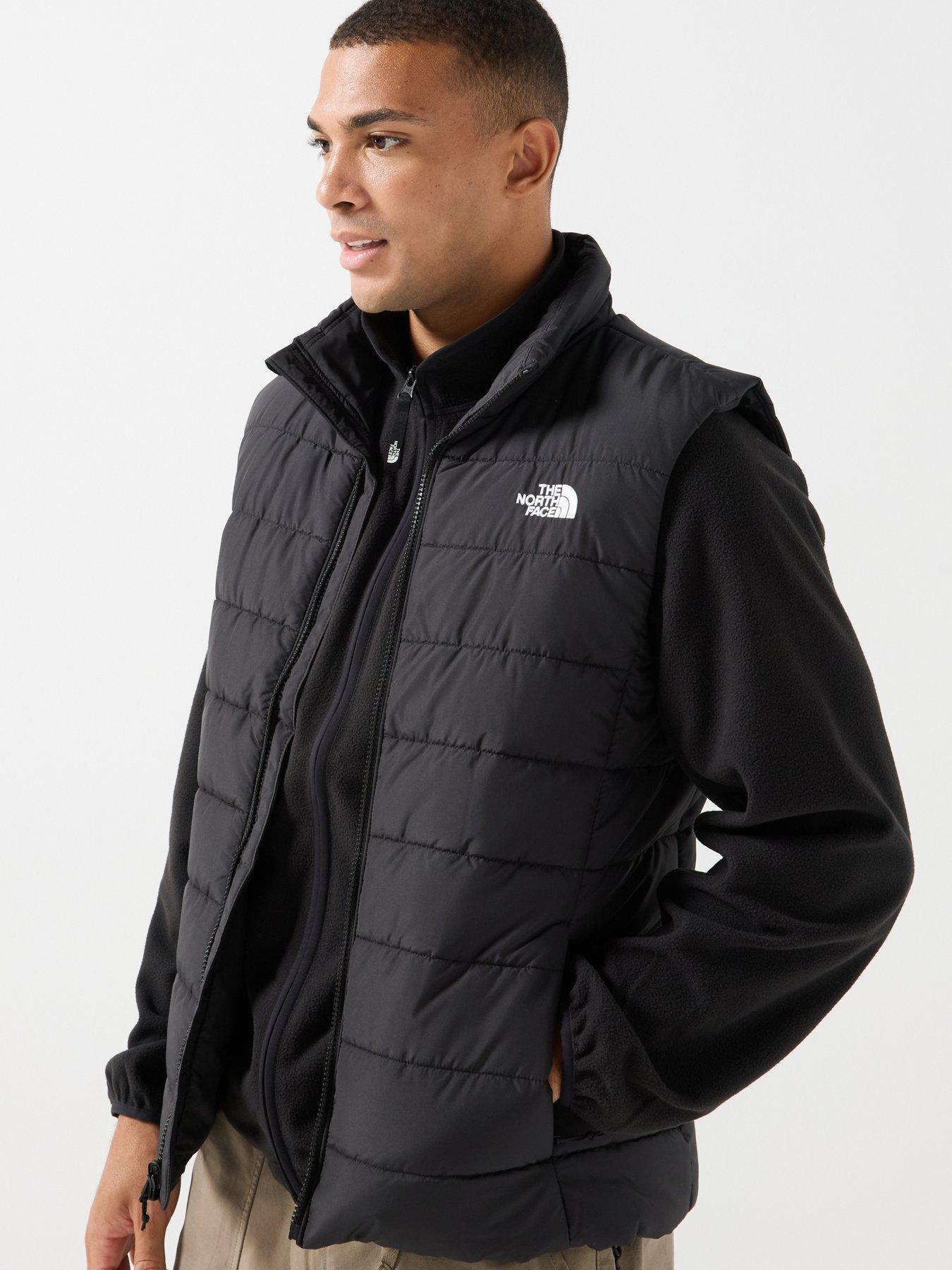 Image 1 of 6 of The North Face Mens WindWall Insulated Water-Repellent Gilet - Black