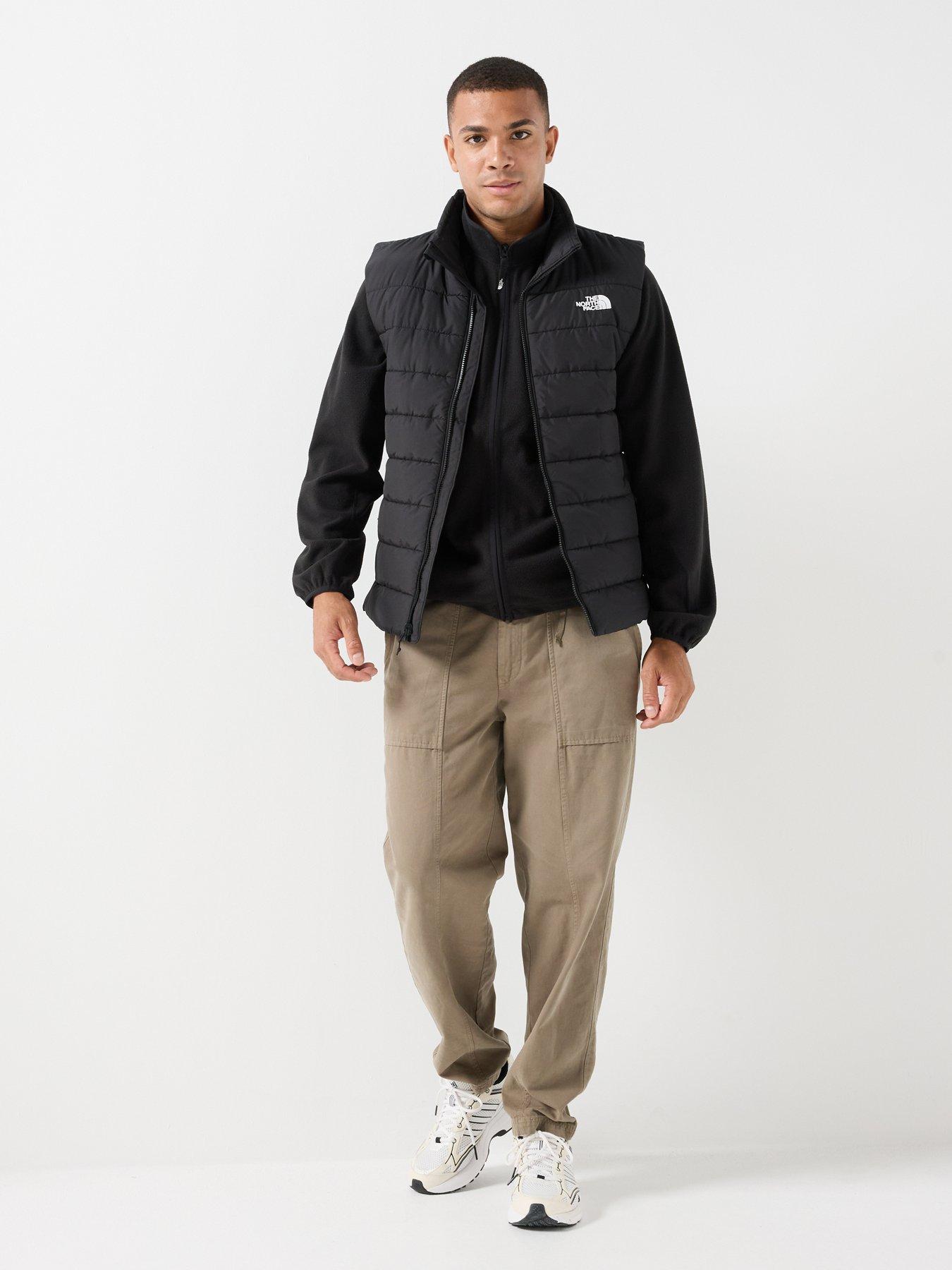 Image 3 of 6 of The North Face Mens WindWall Insulated Water-Repellent Gilet - Black