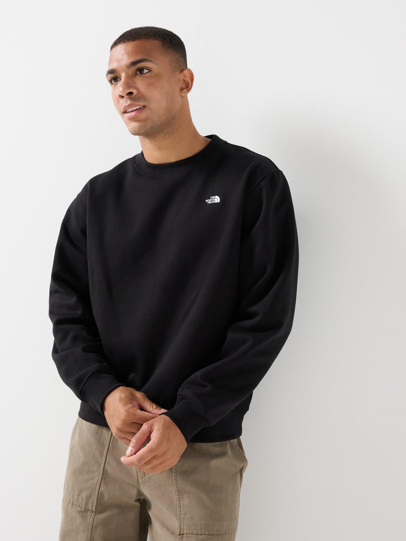 The North Face Mens Essential Simple Dome Relaxed Crew Sweat - Black