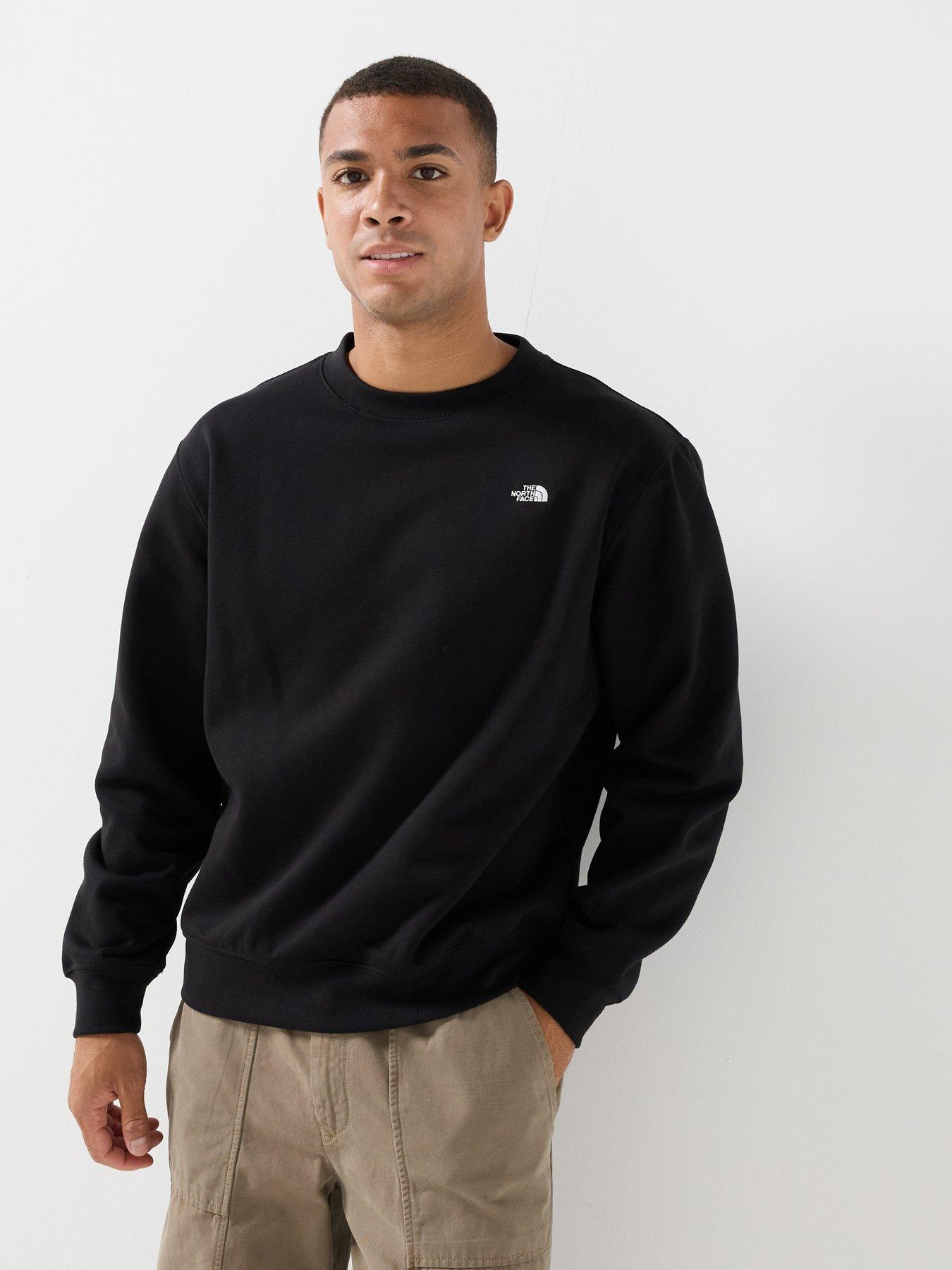 Image 5 of 6 of The North Face Mens Relaxed Crew Neck Sweatshirt - Black