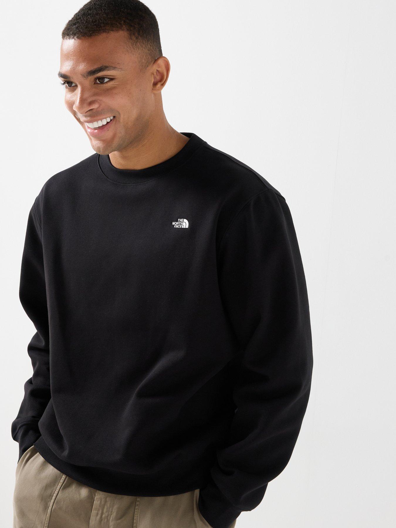 Image 6 of 6 of The North Face Mens Relaxed Crew Neck Sweatshirt - Black