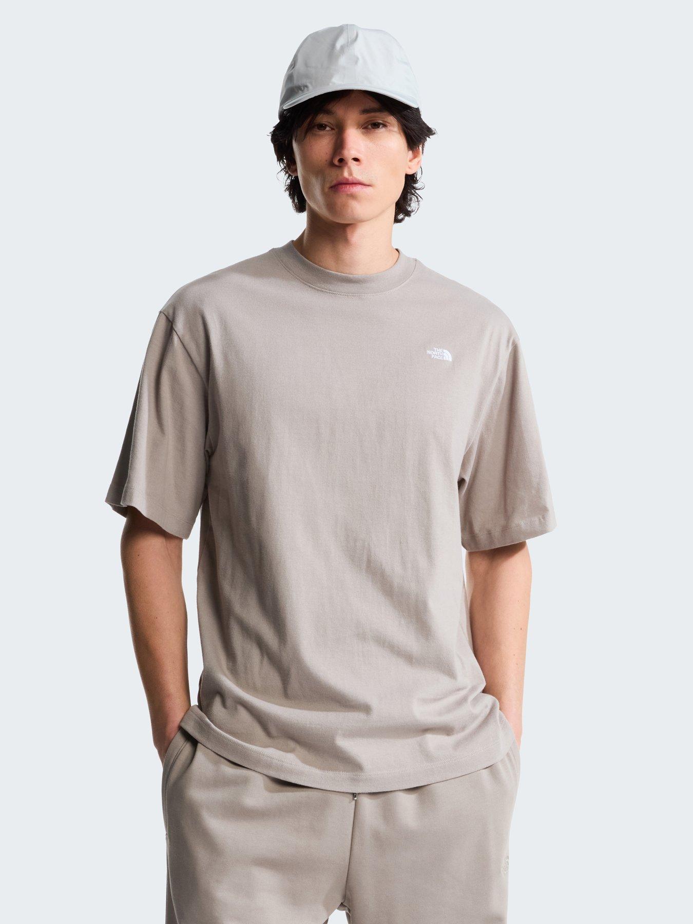 The North Face Men's Oversized Cotton Simple Dome T-Shirt - Beige