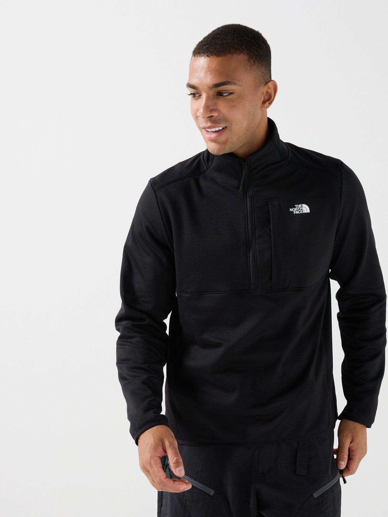 The North Face Mens Performance Fleece 1/4 Zip - Black