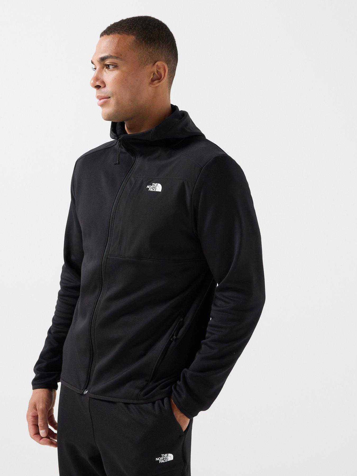 The North Face Mens Performance Fleece Full Zip Hoodie - Black