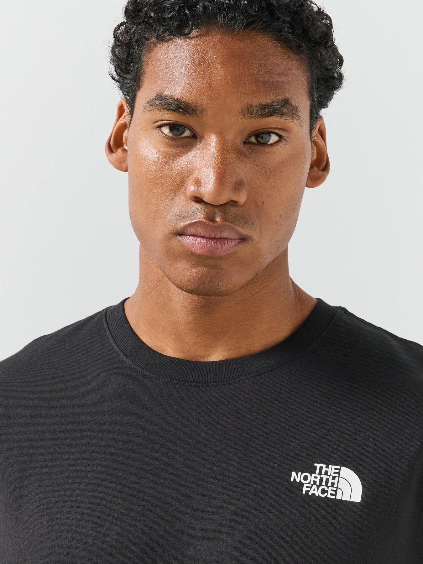 Image 4 of 6 of The North Face Mens Tested And Proven Relaxed Logo Graphic T-Shirt - Black