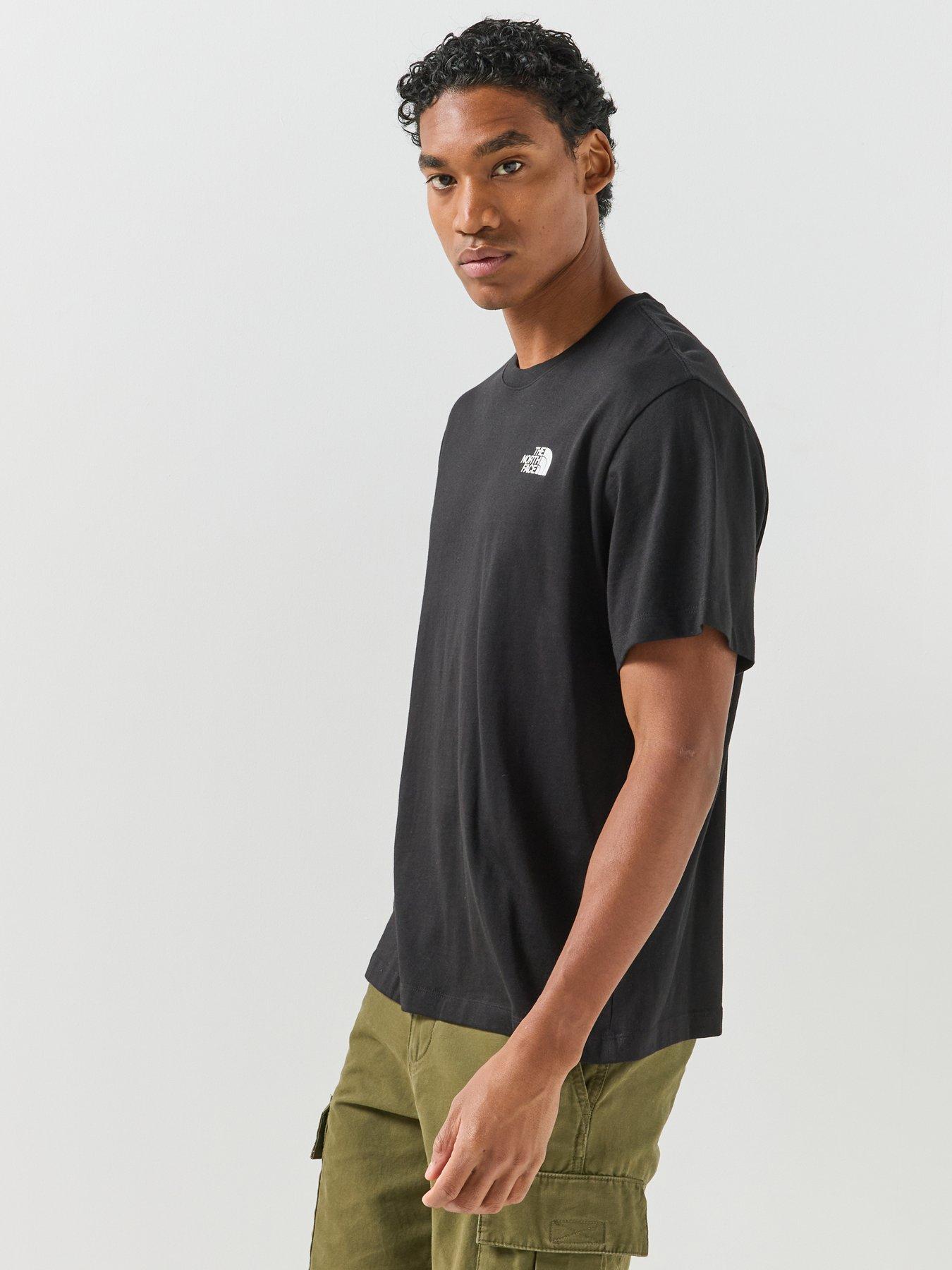 Image 6 of 6 of The North Face Mens Tested And Proven Relaxed Logo Graphic T-Shirt - Black