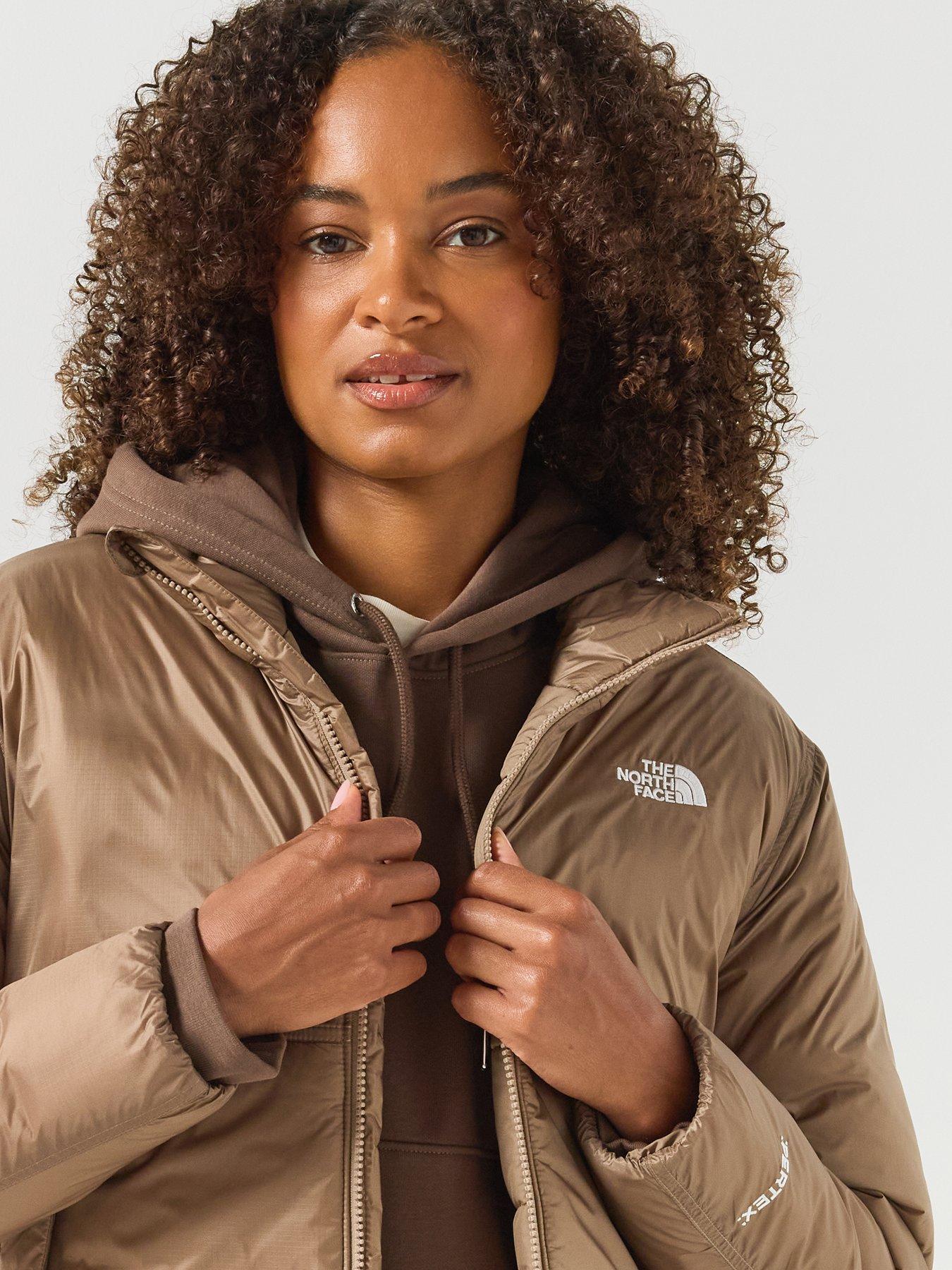 Image 4 of 6 of The North Face Womens Lightweight Padded Full Zip Jacket - Brown