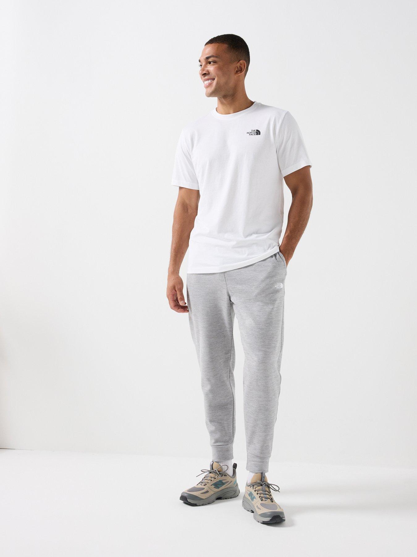Image 3 of 5 of The North Face Mens Vertical Back Logo Graphic T-Shirt - White