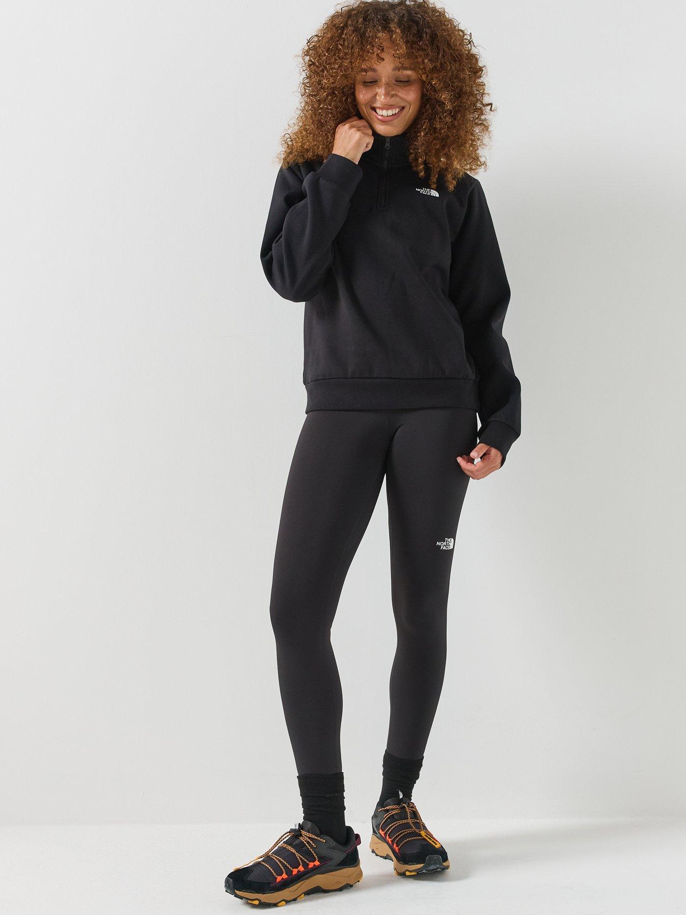 Image 3 of 6 of The North Face The North Face Womens Evolution Simple Dome 1/4 Zip Fleece - Black