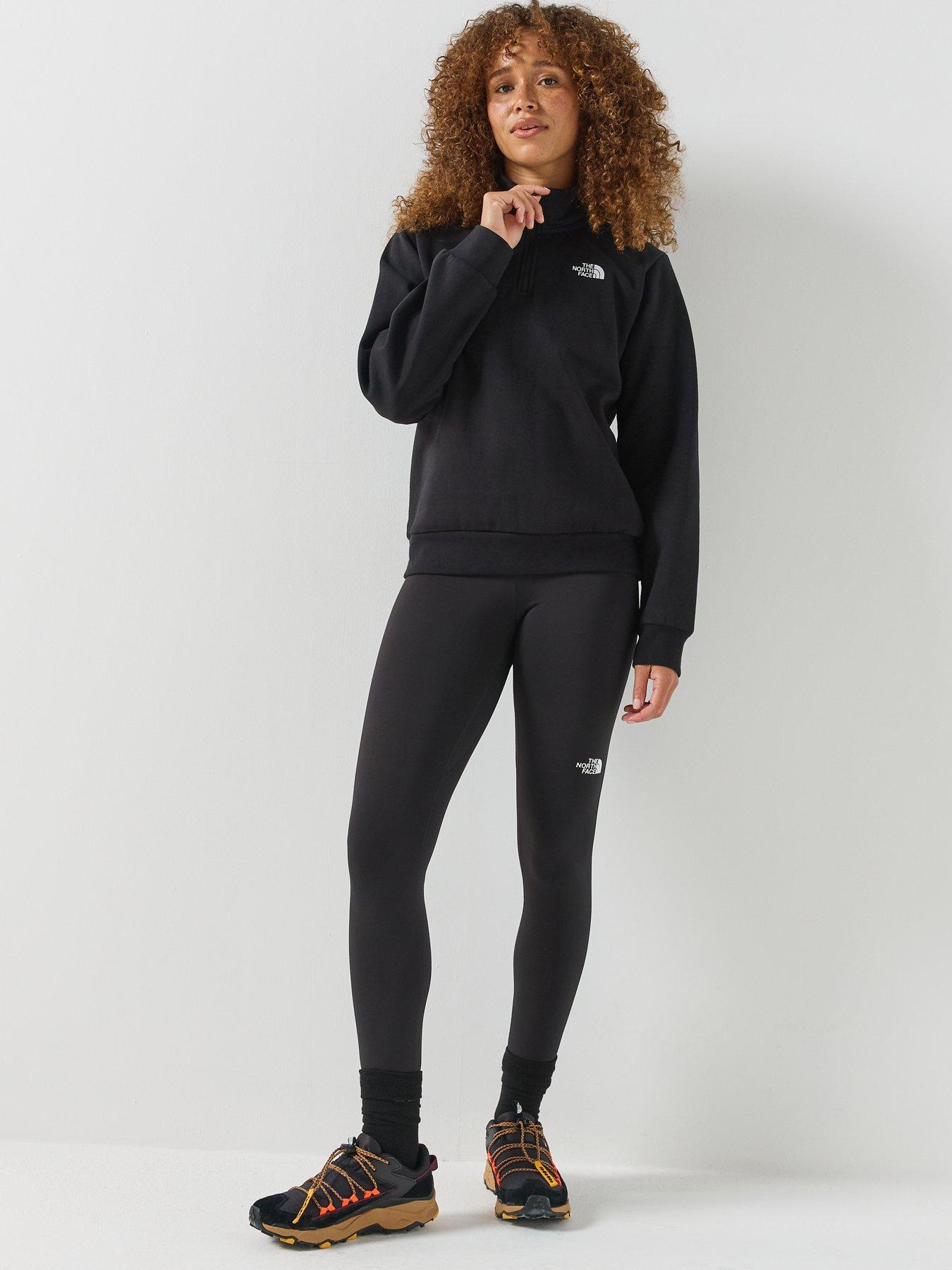 Image 4 of 6 of The North Face The North Face Womens Evolution Simple Dome 1/4 Zip Fleece - Black