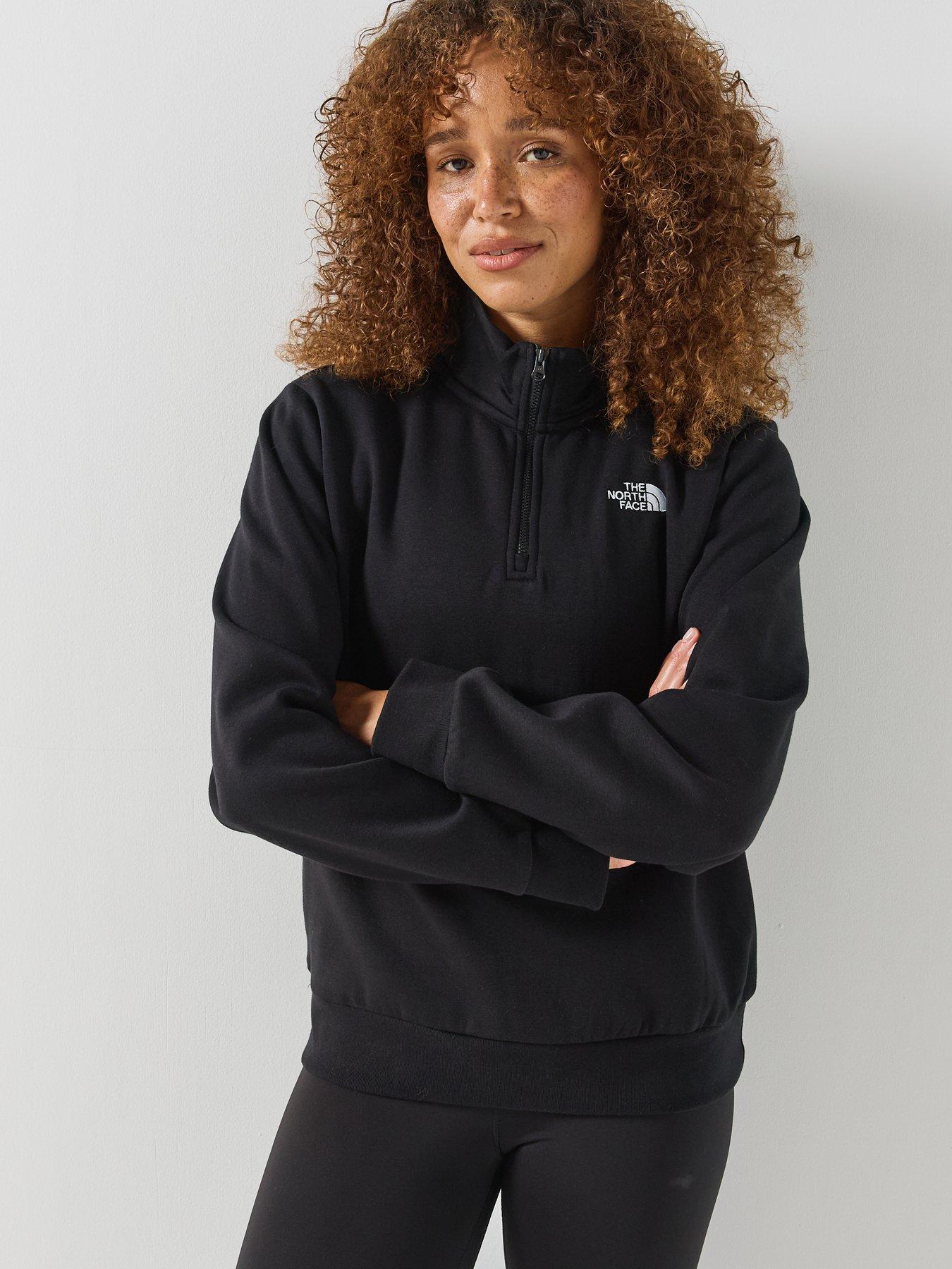 Image 6 of 6 of The North Face The North Face Womens Evolution Simple Dome 1/4 Zip Fleece - Black