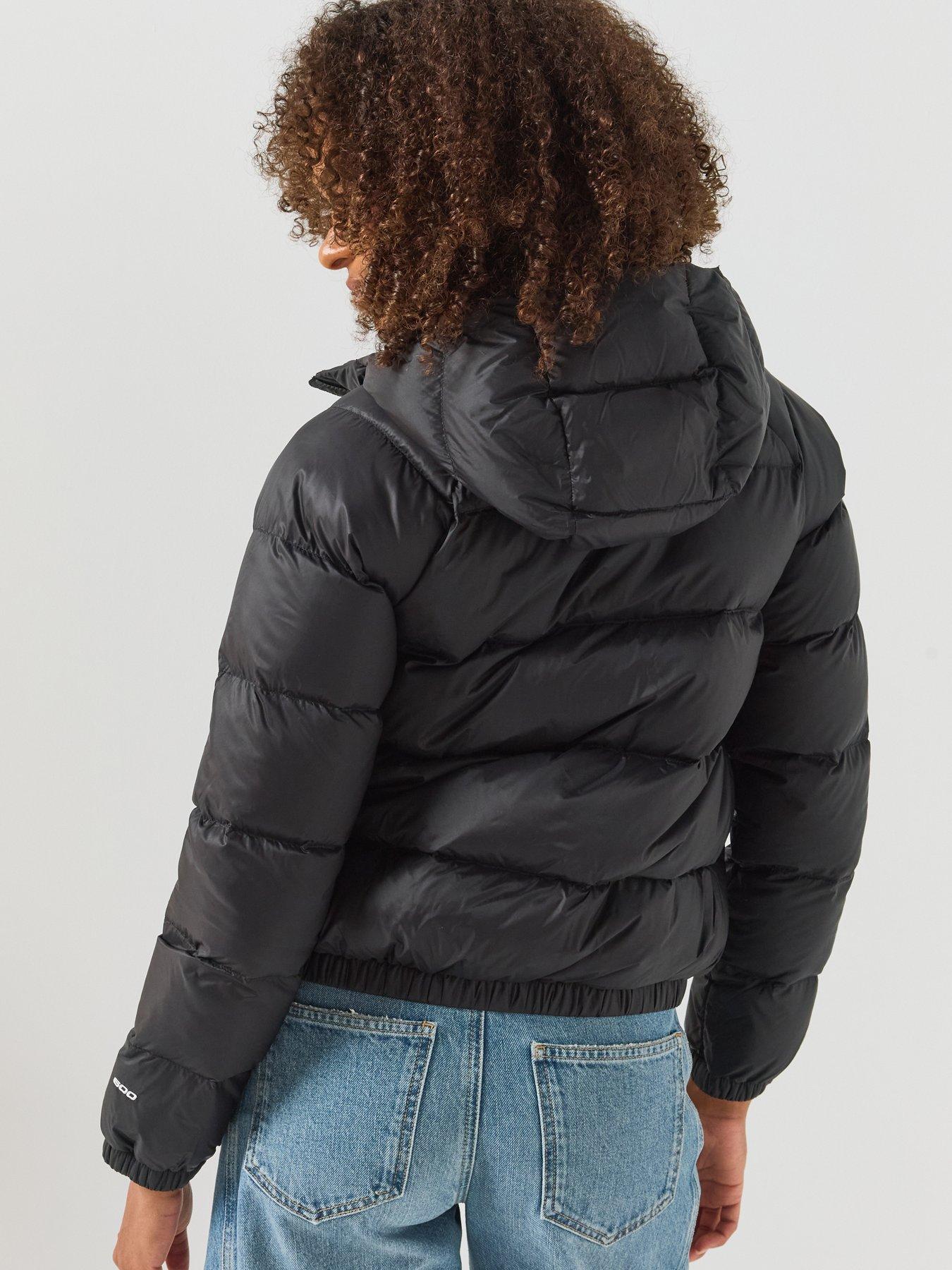 Image 2 of 6 of The North Face Womens Hydrenalite Down Hooded Quilted Jacket - Black