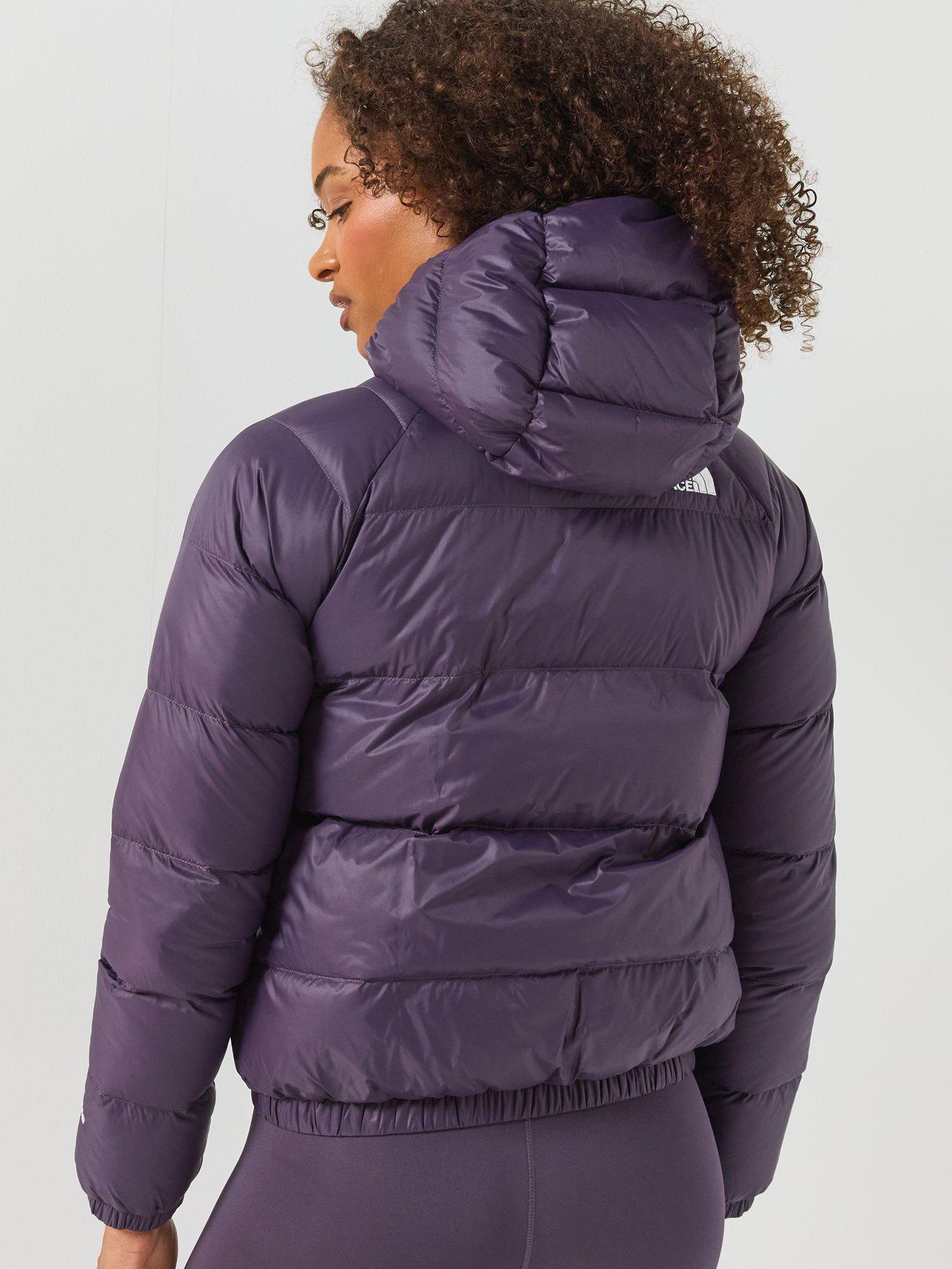 Image 2 of 6 of The North Face Womens Hooded Quilted Down Padded Jacket - Purple