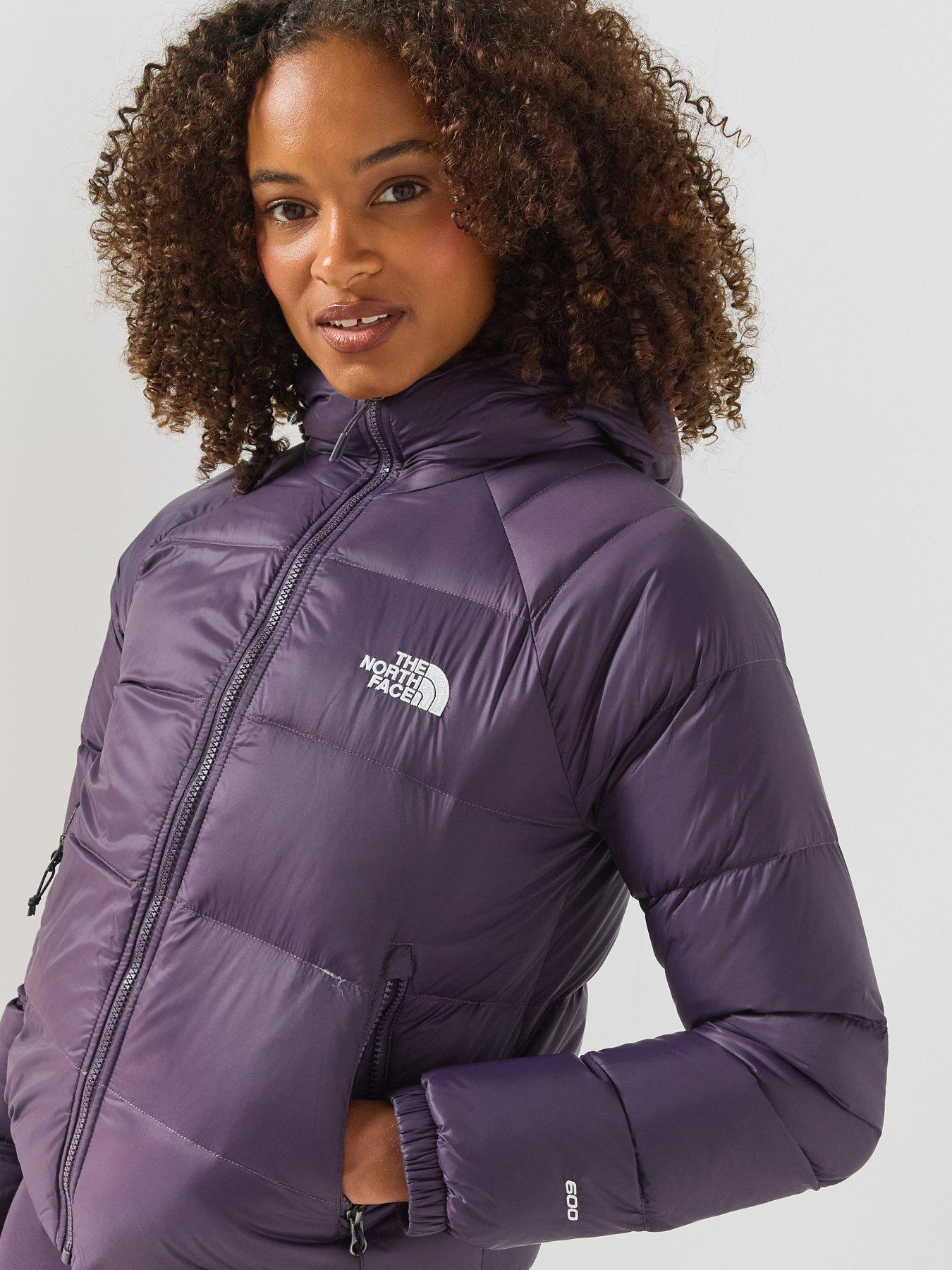 Image 5 of 6 of The North Face Womens Hooded Quilted Down Padded Jacket - Purple