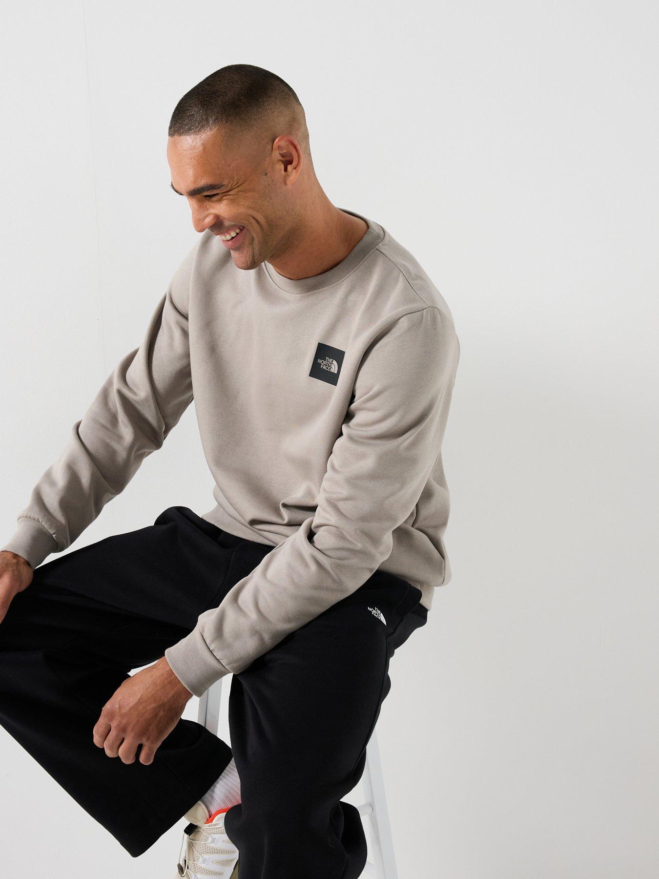 The North Face Mens Box Half Dome Crew Sweat - Beige