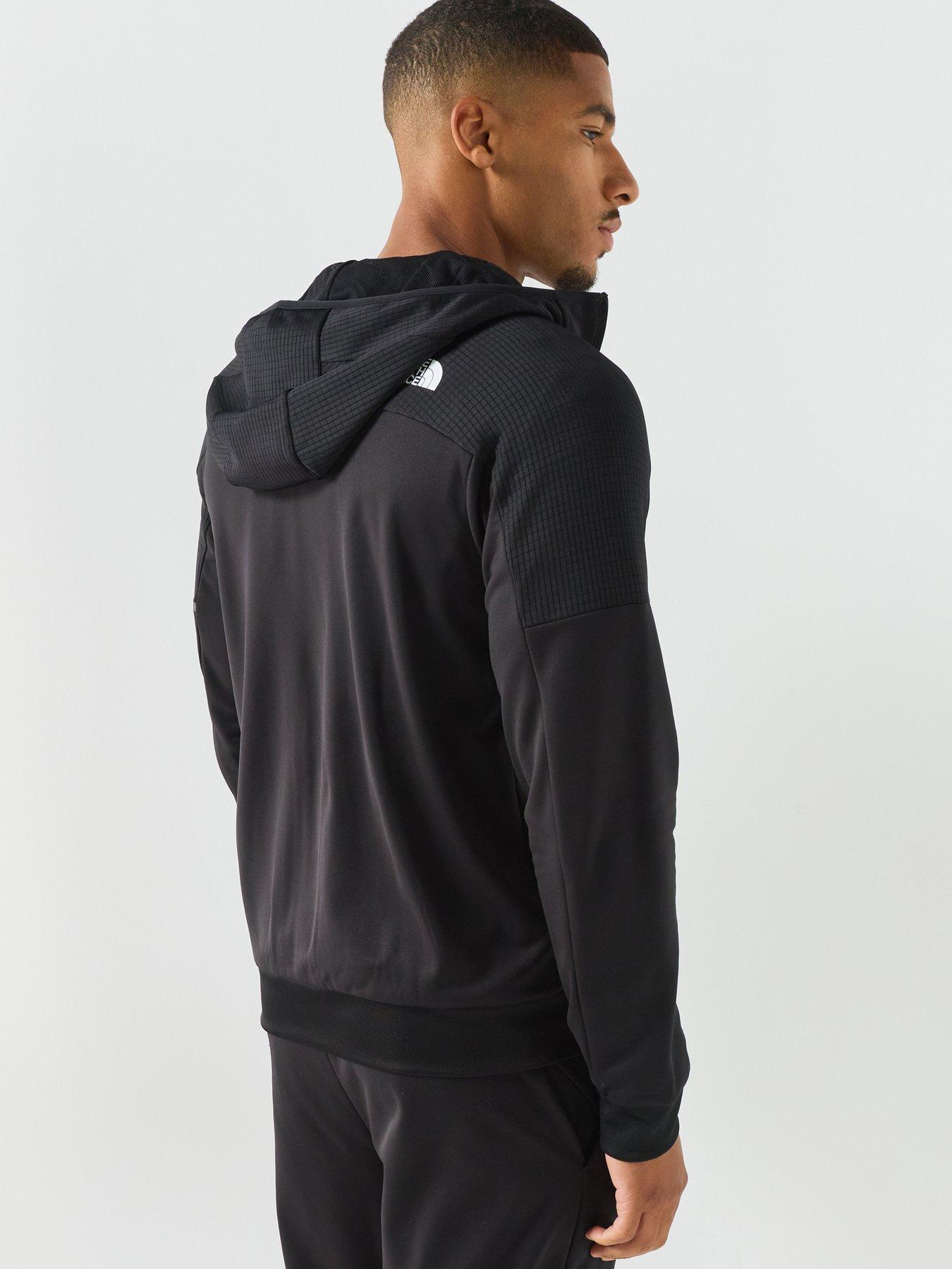 Image 2 of 5 of The North Face Mens Mountain Athletics Full Zip Fleece Jacket - Black