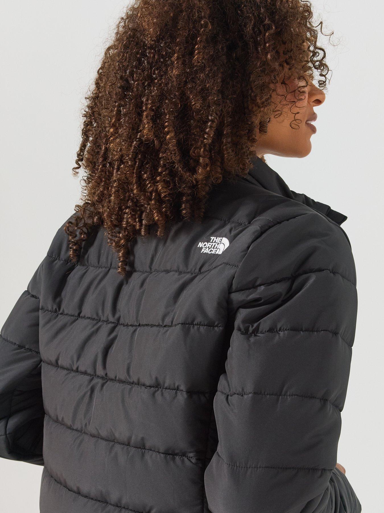 Image 4 of 6 of The North Face Womens WindWall Padded Full Zip Jacket - Black