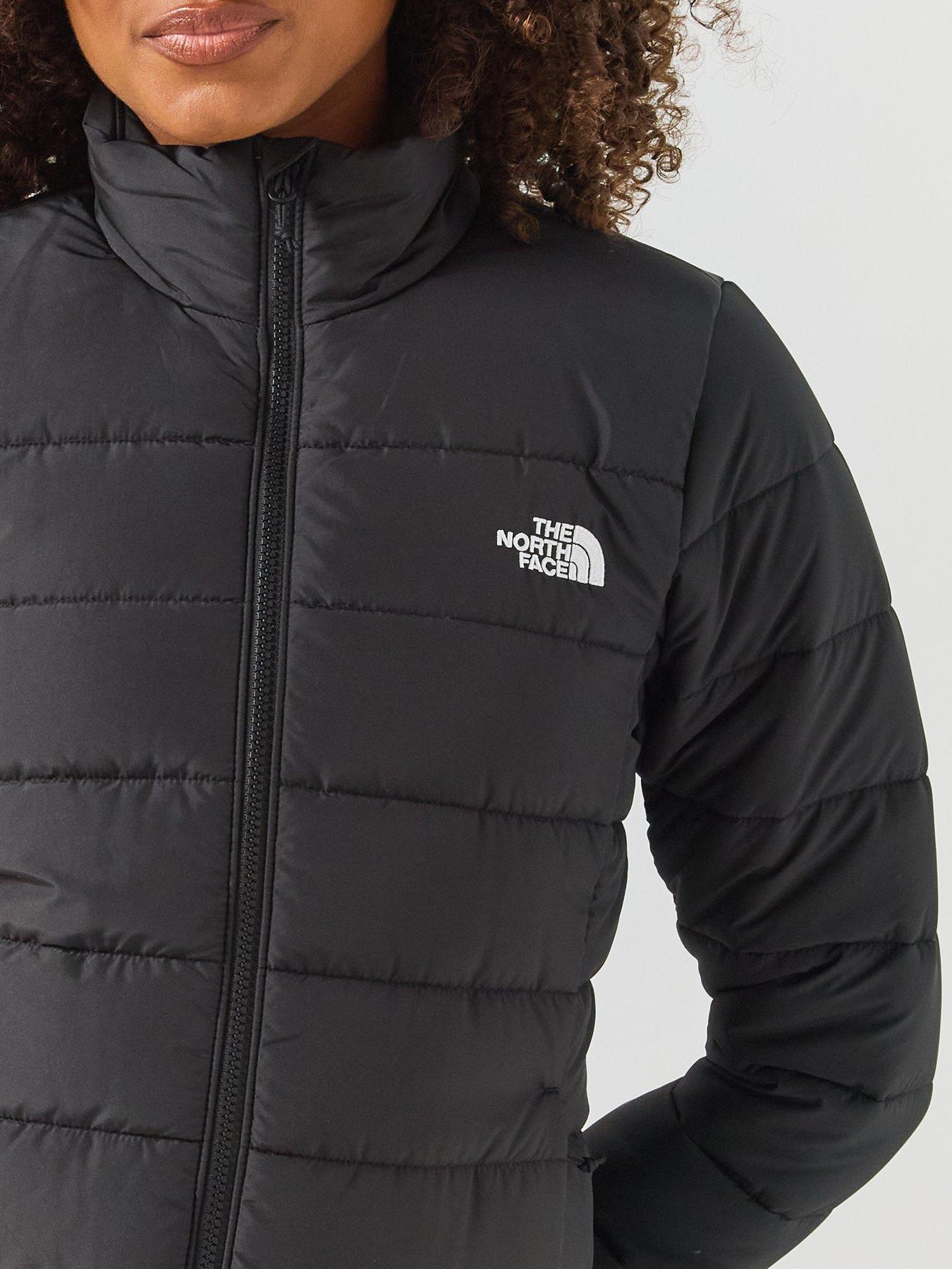 Image 5 of 6 of The North Face Womens WindWall Padded Full Zip Jacket - Black