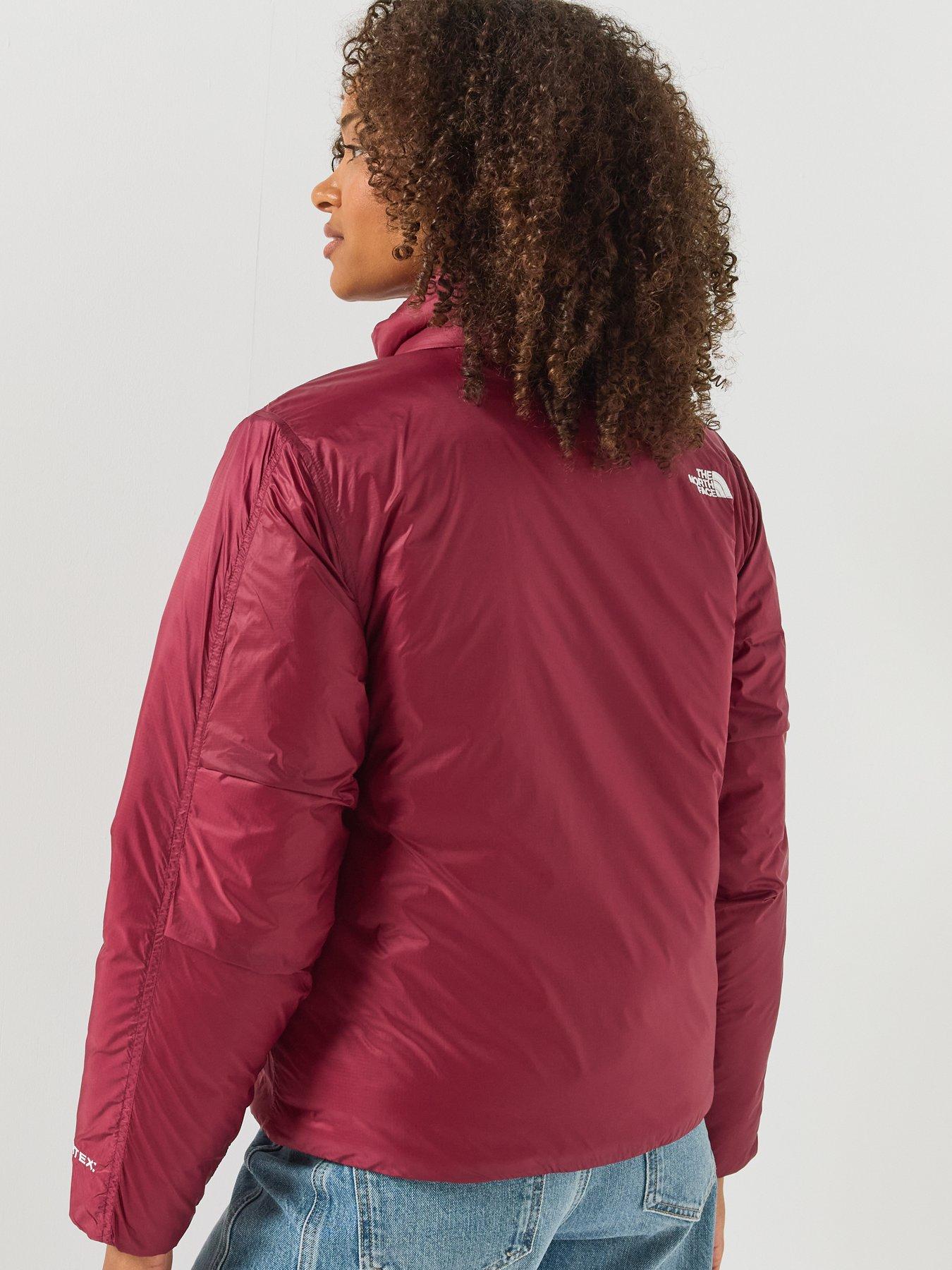 Image 2 of 6 of The North Face Womens Pertex Insulated Full Zip Jacket - Dark Red