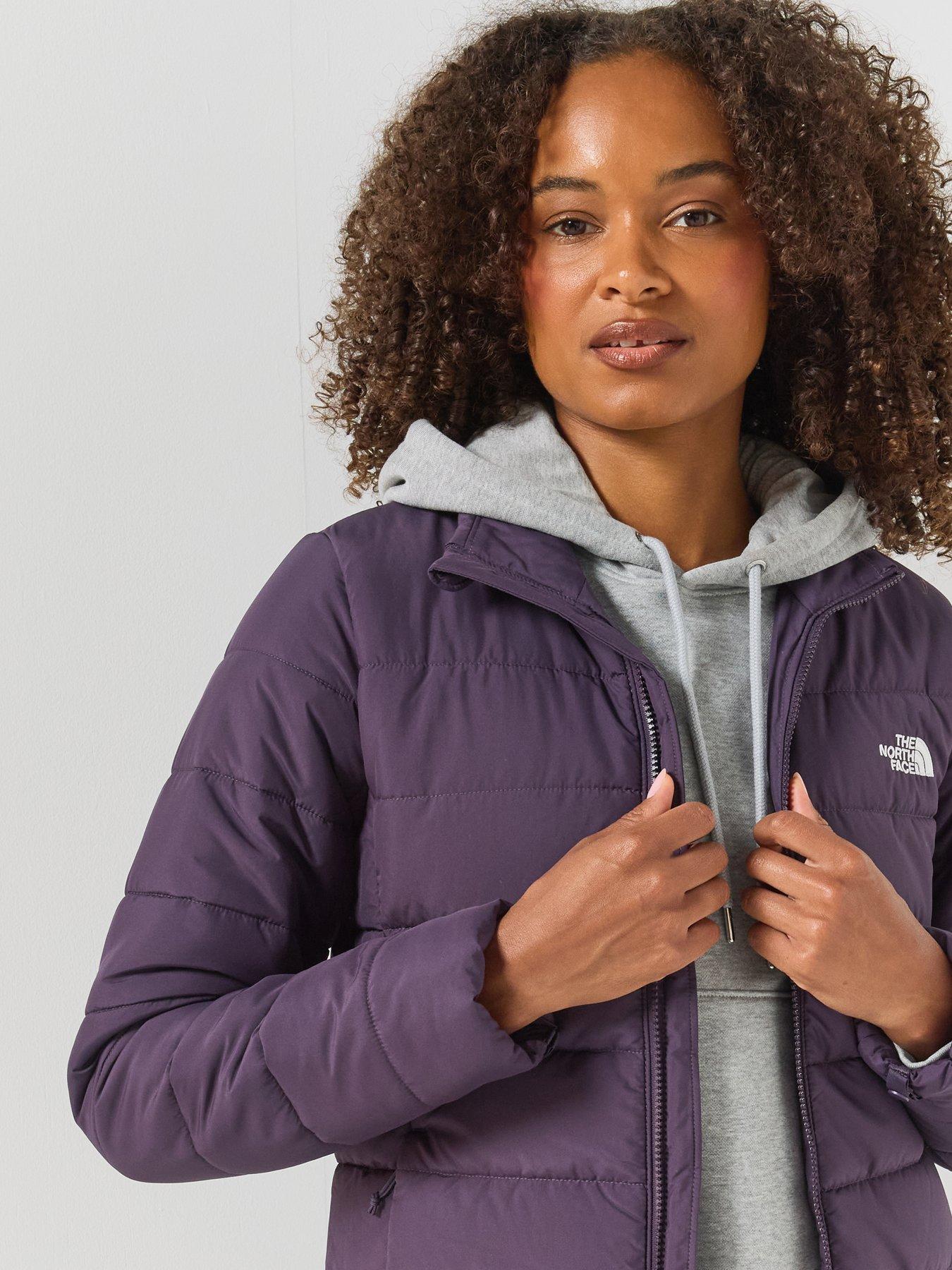 Image 4 of 6 of The North Face Womens Aconcagua &nbsp;Windproof Water-Repellent Padded Jacket - Purple