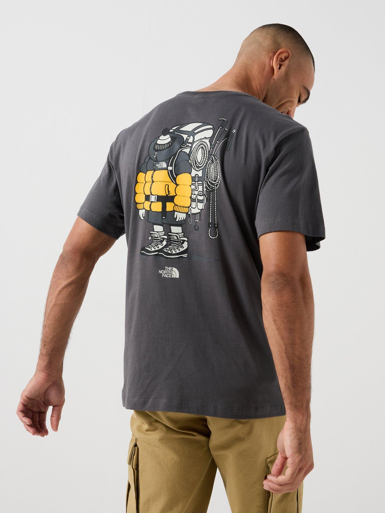 The North Face Unisex Gear Up Get Out Graphic T-Shirt - Anthracite Grey