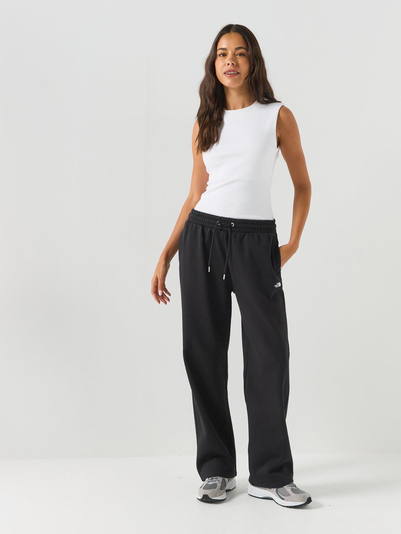 The North Face Womens Essential Simple Dome Straight Leg Joggers - Black