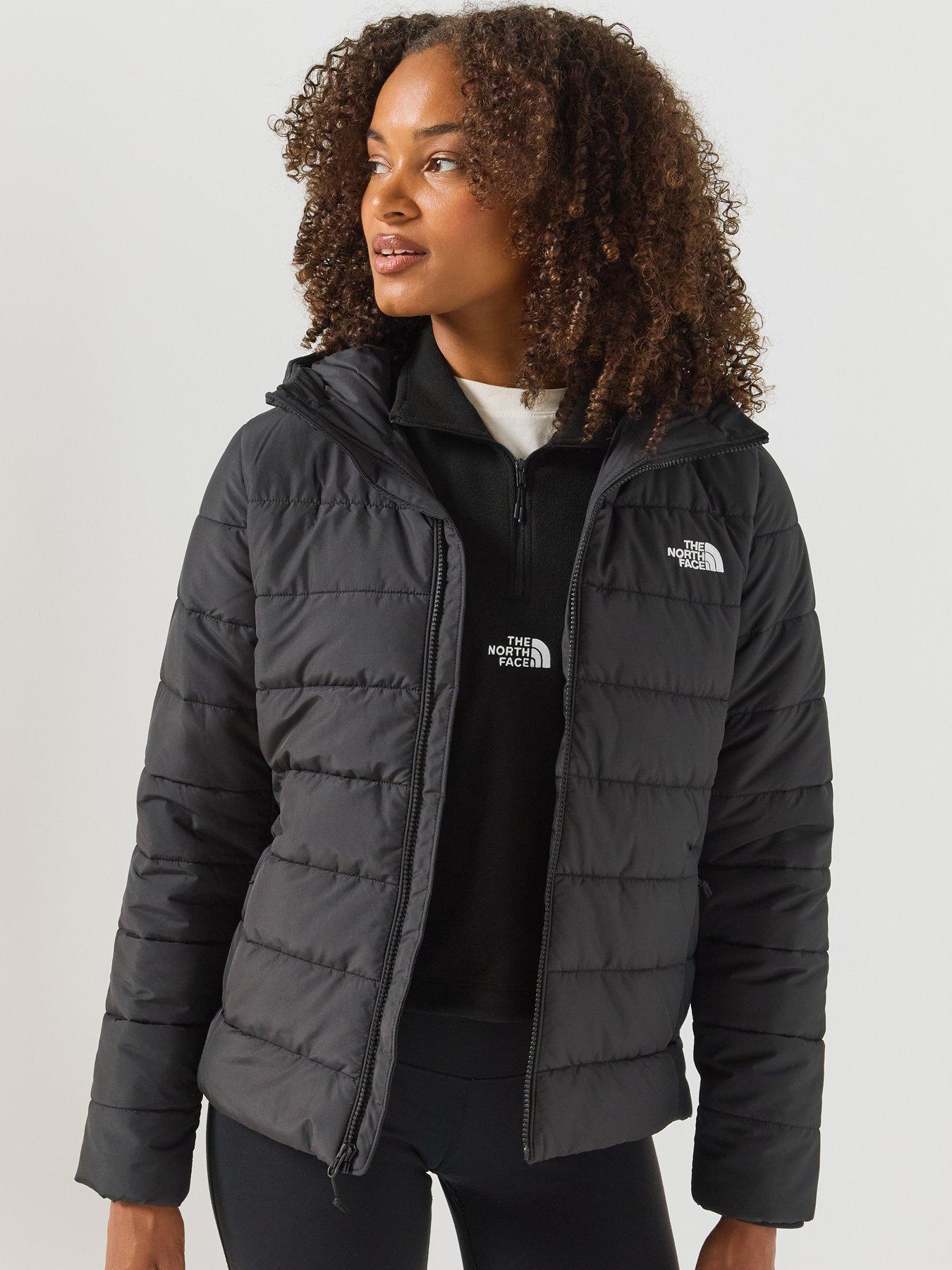 Image 1 of 6 of The North Face Womens Aconcagua Hooded Jacket - Black