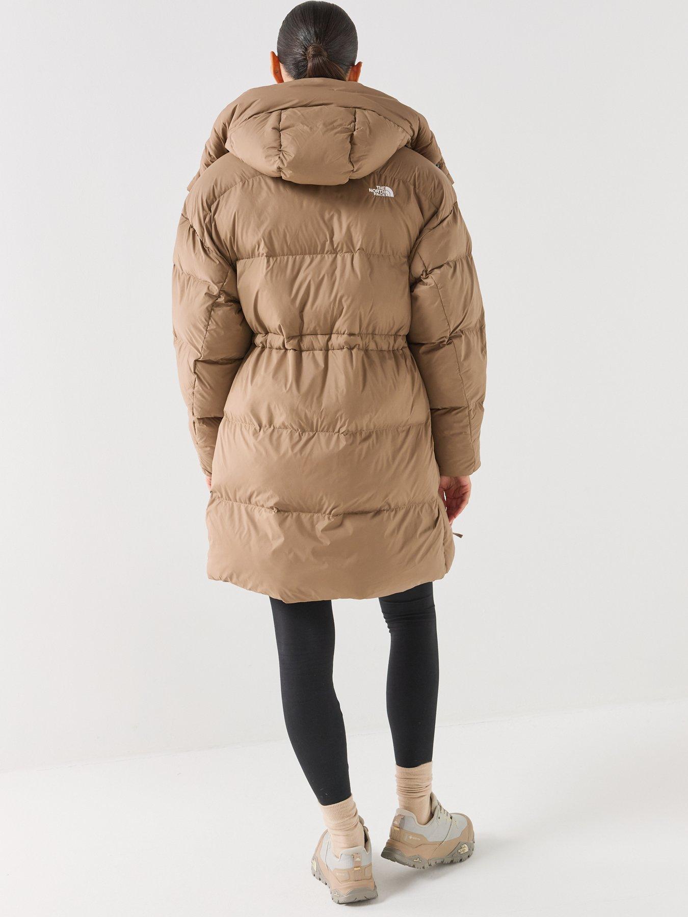 Image 2 of 6 of The North Face Womens Puffer Oversized Parka - Brown