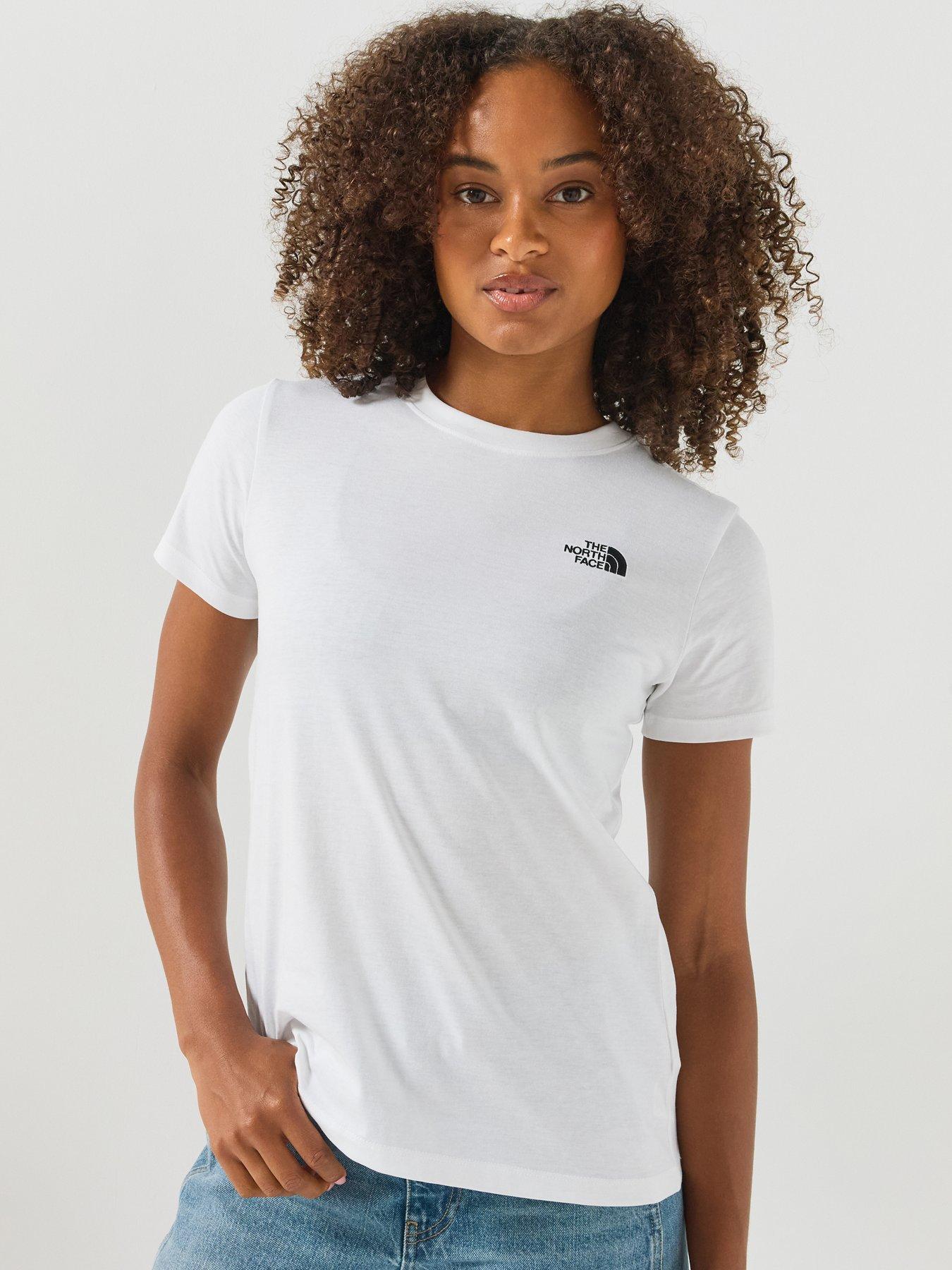 The North Face Women's Evolution Simple Dome Slim T-Shirt - TNF White