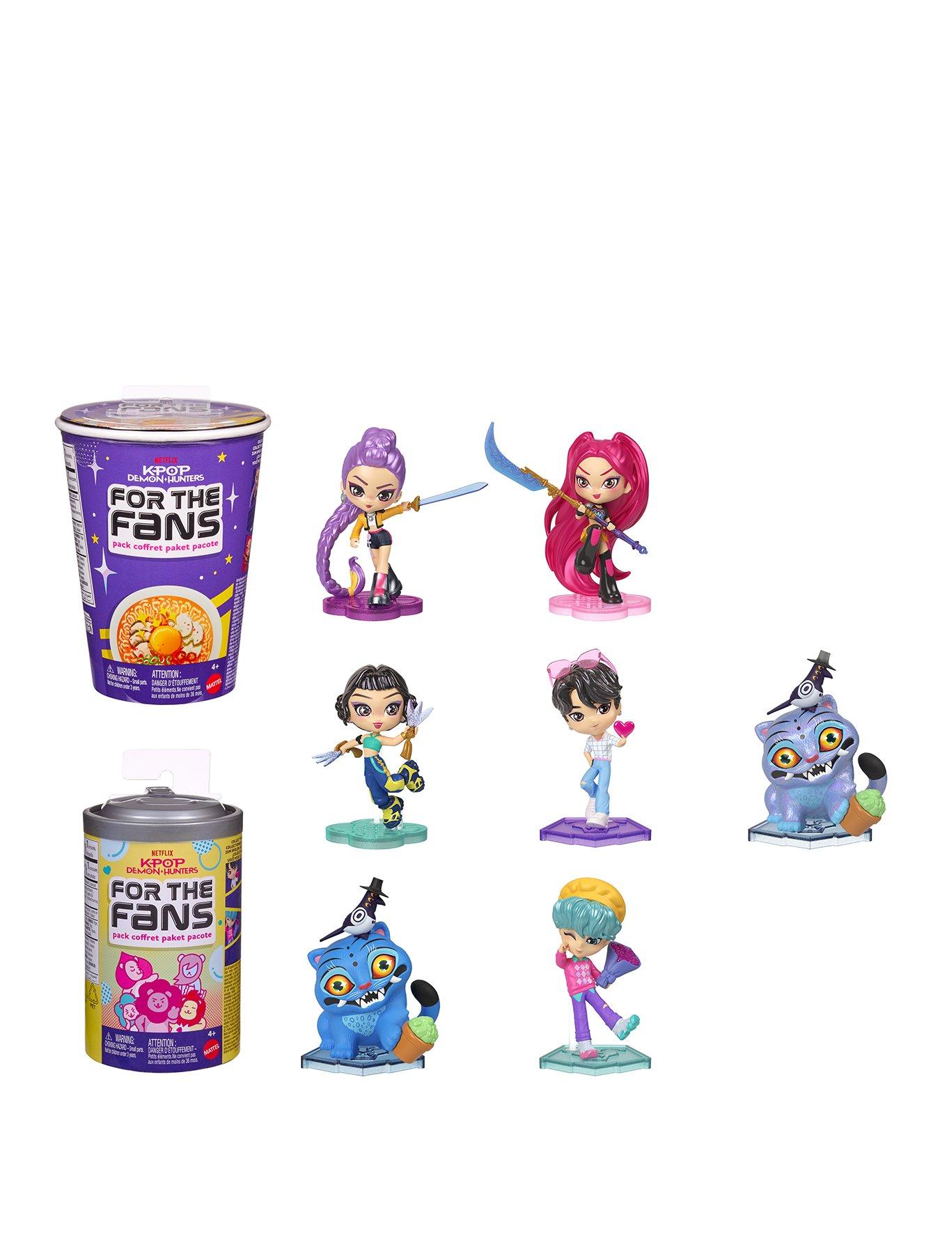 K-Pop Demon Hunters For The Fans Collectible Figure with Accessory  &  Collector Card Assortment