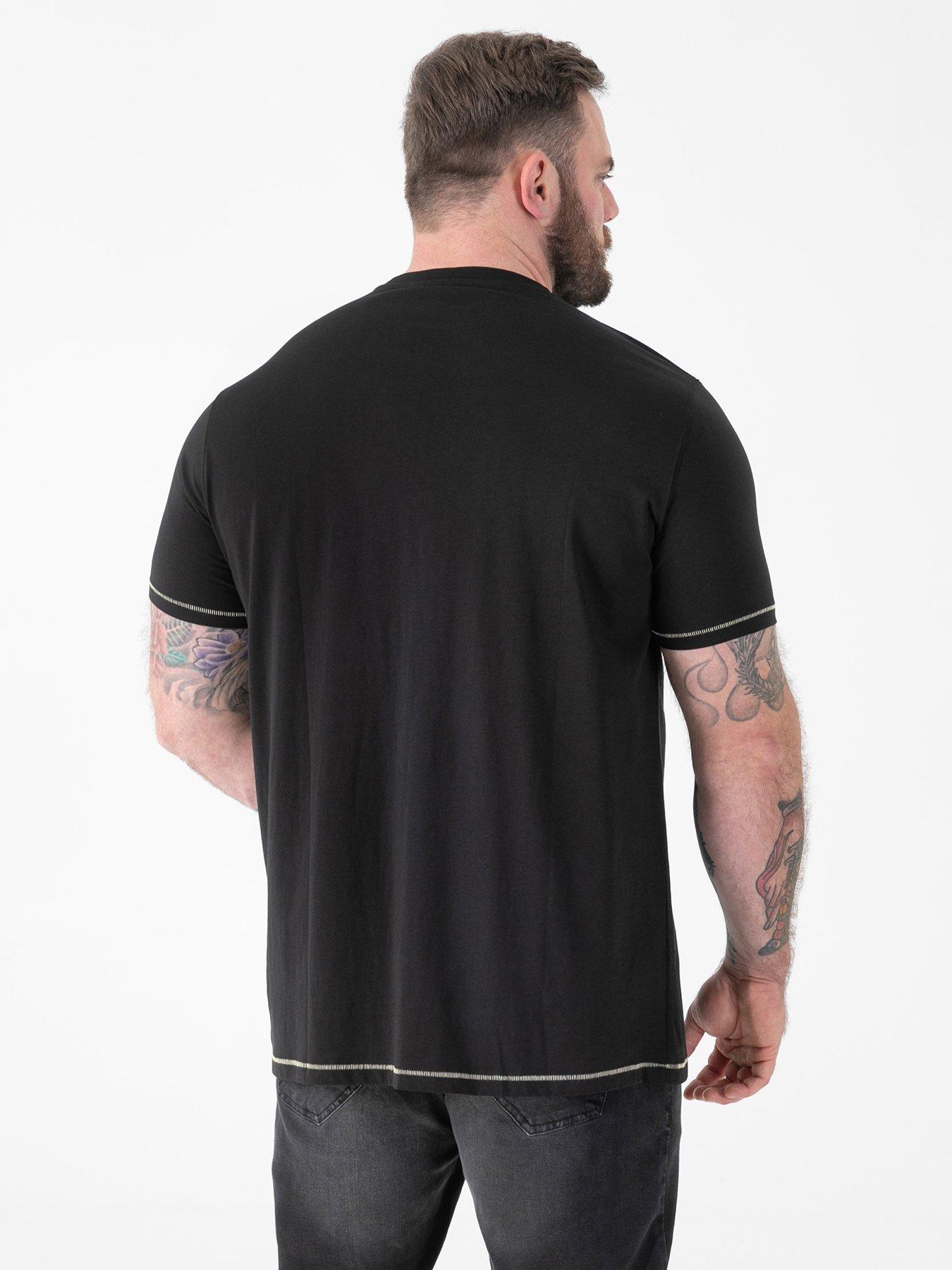 Image 2 of 6 of D555 Official Jimi Hendrix Experience Printed Crew Neck T-Shirt - Black