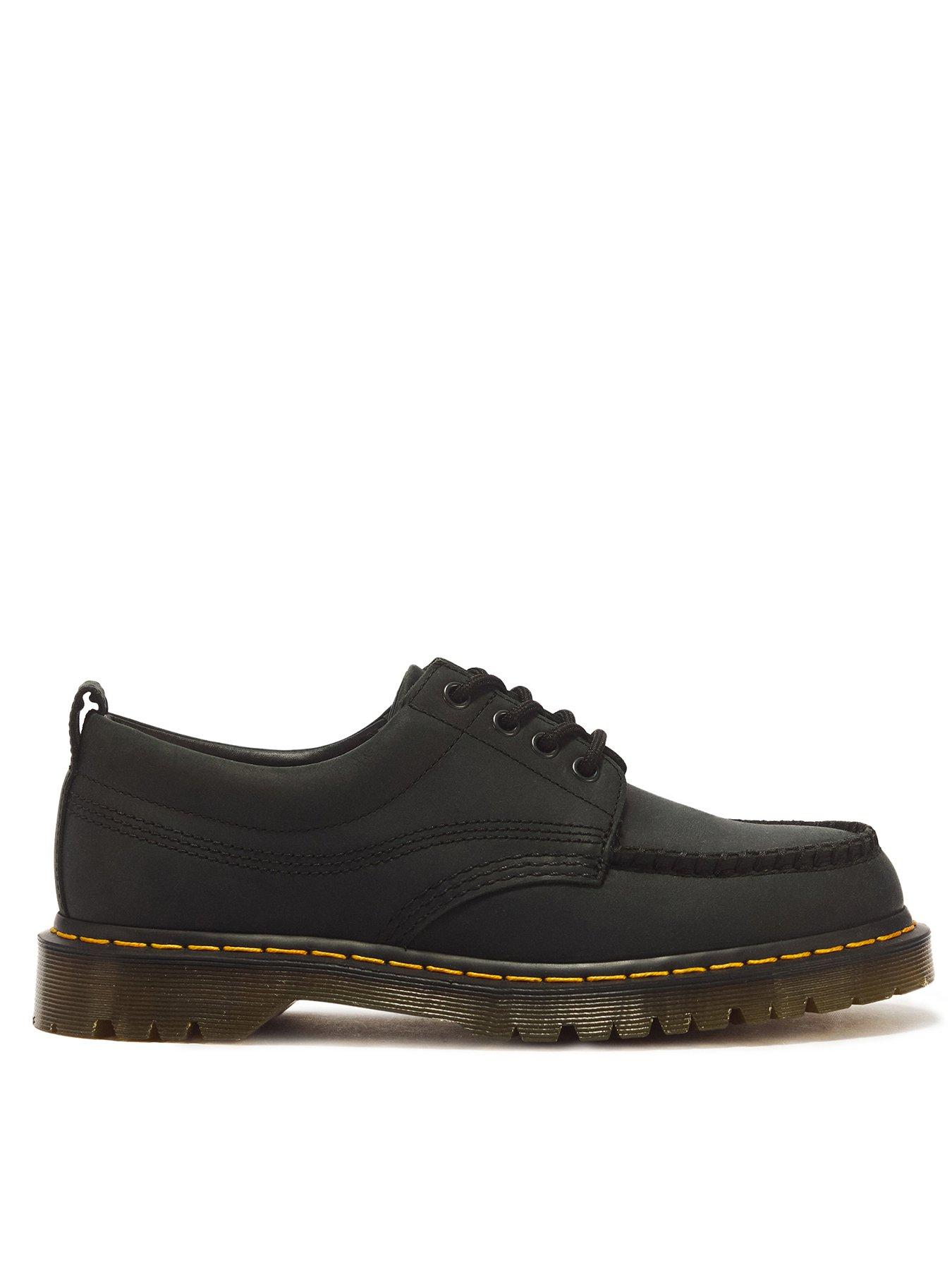 Dr Martens Dr Martens Lowell 4 Eye Shoe Black Crazy Horse