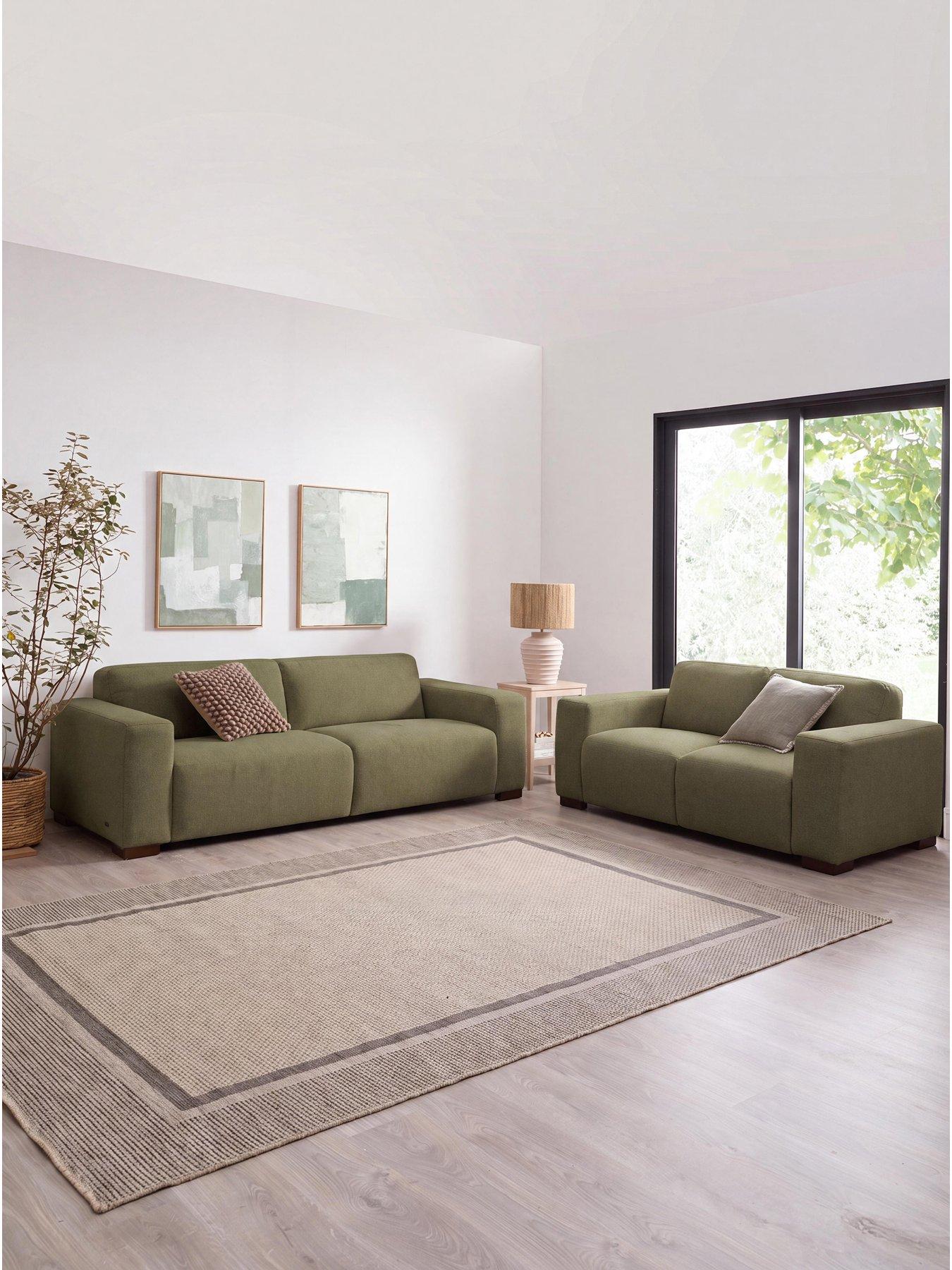 Michelle Keegan Home Cortes 3 + 2 Seater Sofa Set (Buy  &  SAVE!) - FSC® Certified