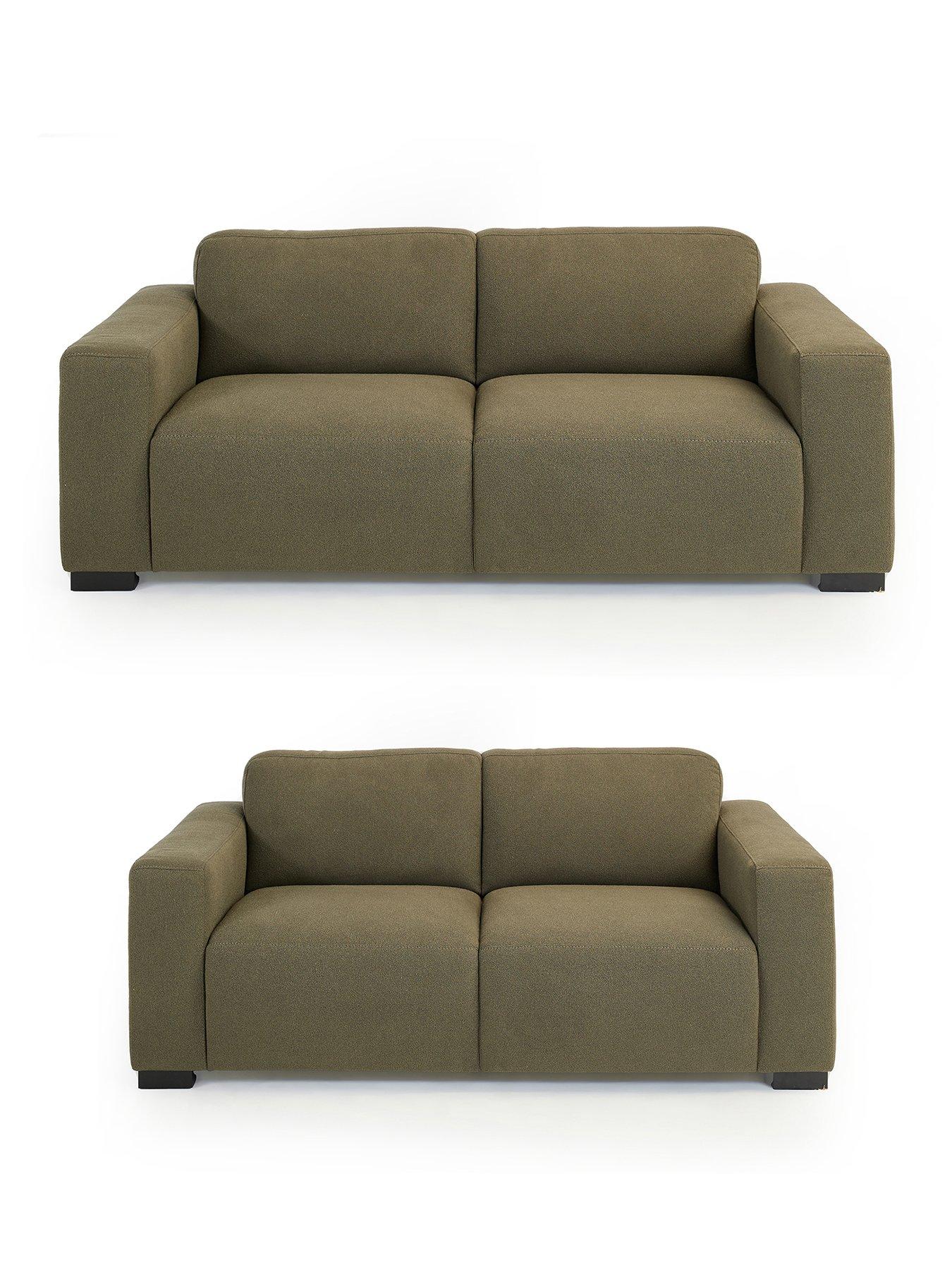 Image 2 of 7 of Michelle Keegan Home Cortes 3 + 2 Seater Sofa Set (Buy &amp; SAVE!)&nbsp;- FSC&reg; Certified