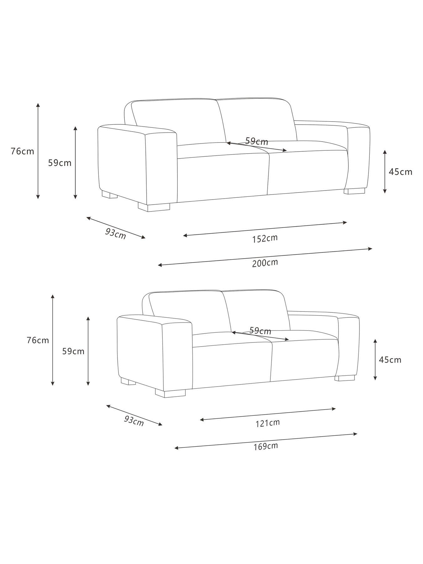 Image 7 of 7 of Michelle Keegan Home Cortes 3 + 2 Seater Sofa Set (Buy &amp; SAVE!)&nbsp;- FSC&reg; Certified