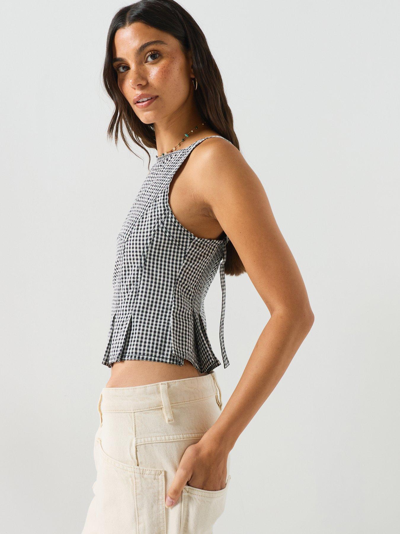 Image 4 of 6 of FREE PEOPLE Sunfaded Top - Black