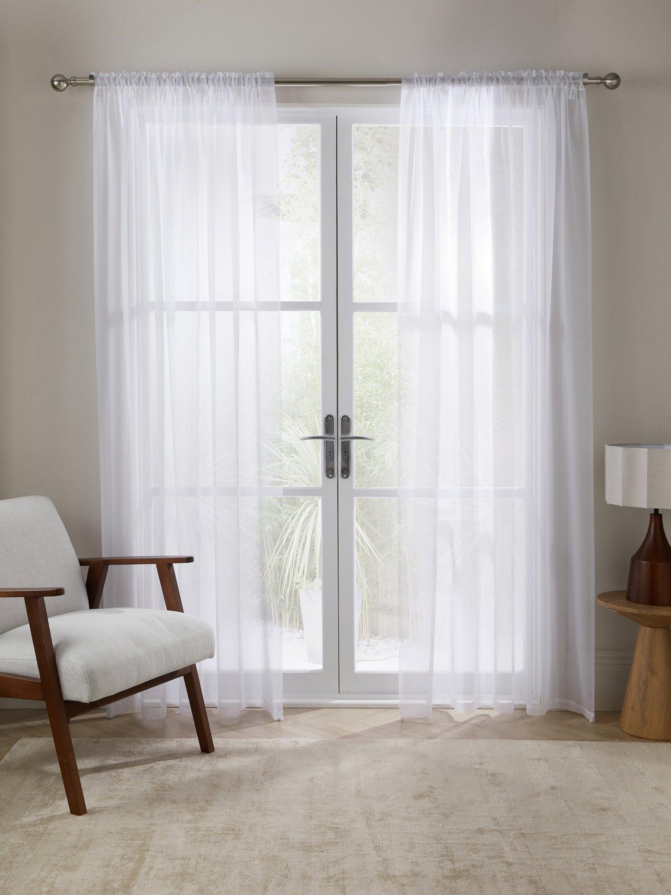 The Very Collection Slot Top Voile Pair 55x72
