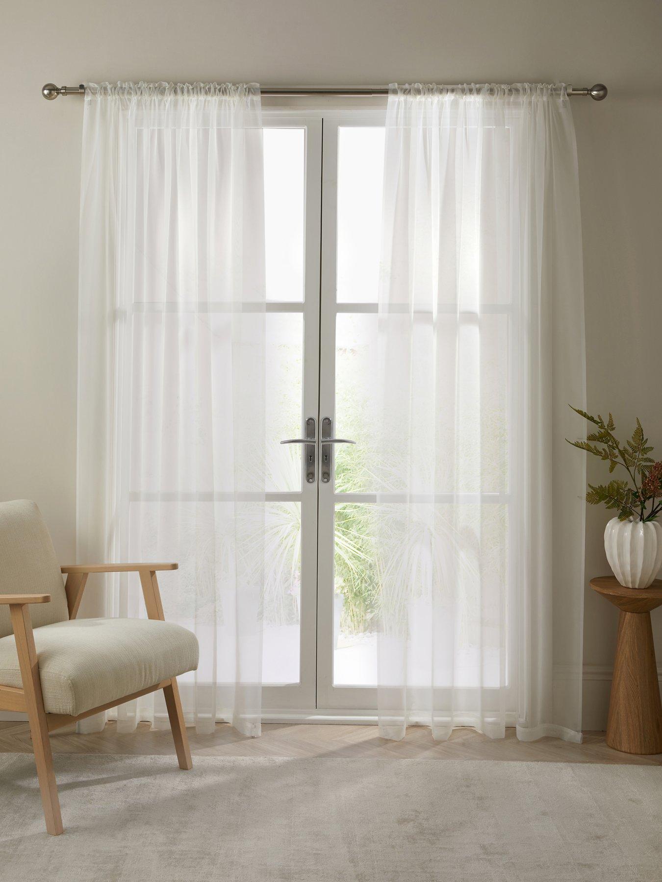 The Very Collection Slot Top Voile Pair 55x72