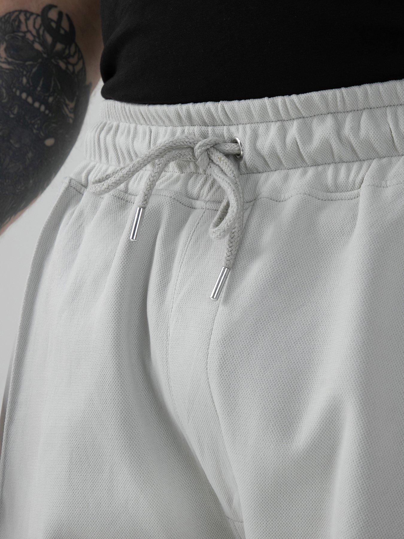 Image 4 of 6 of D555 Stretch Pique Elasticated Waist Shorts - Beige