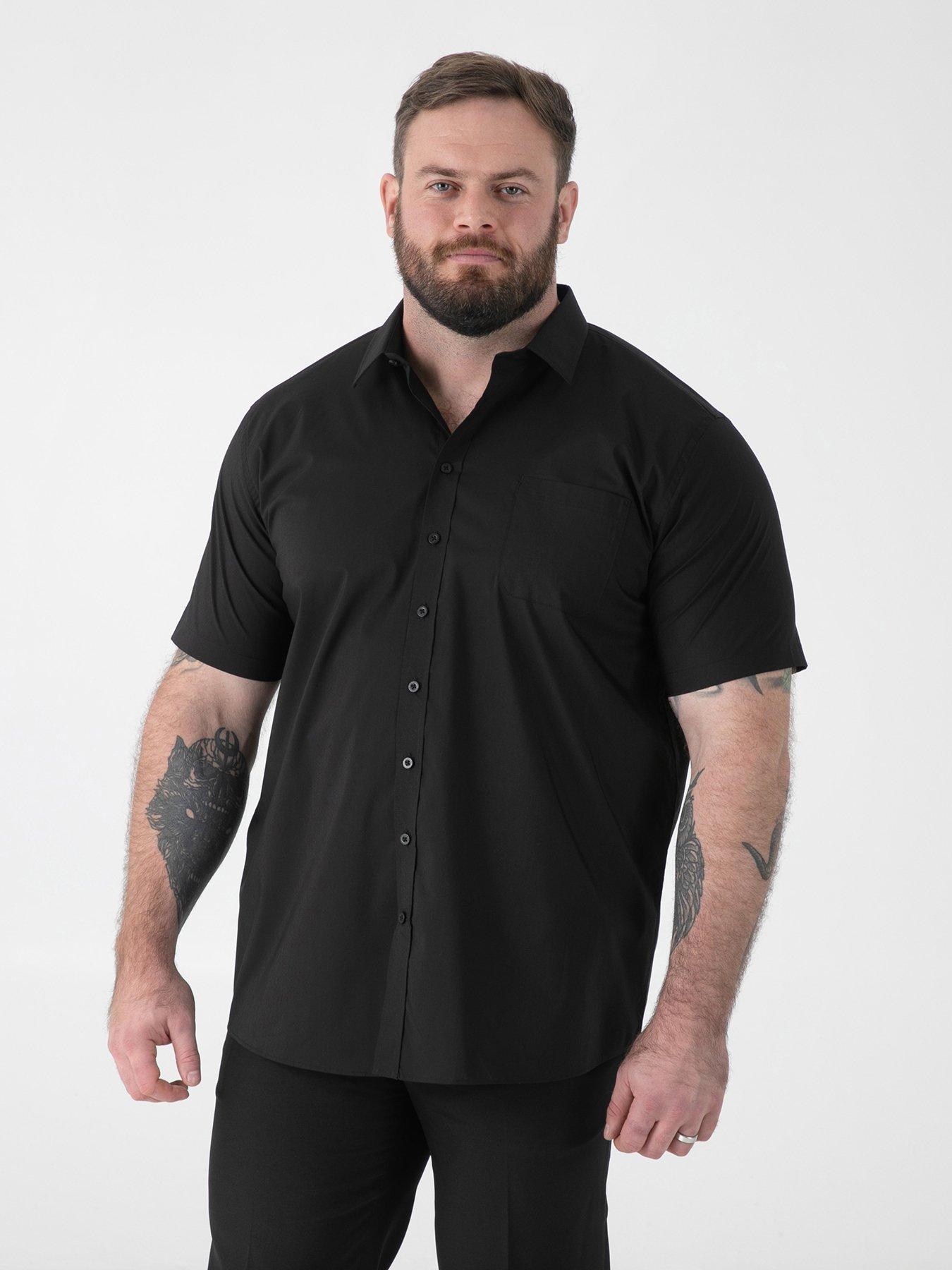 mens 3xl black dress shirt Amazon.com: RTRDE Mens Dress Shirts Long Sleeve, Shirts Button Down Shirt  White Short Sleeve Dress Shirts for Men Designer Spring Summer Men's Casual  Cotton Linen Solid Color Shirts Loose Dress (S, Black) :