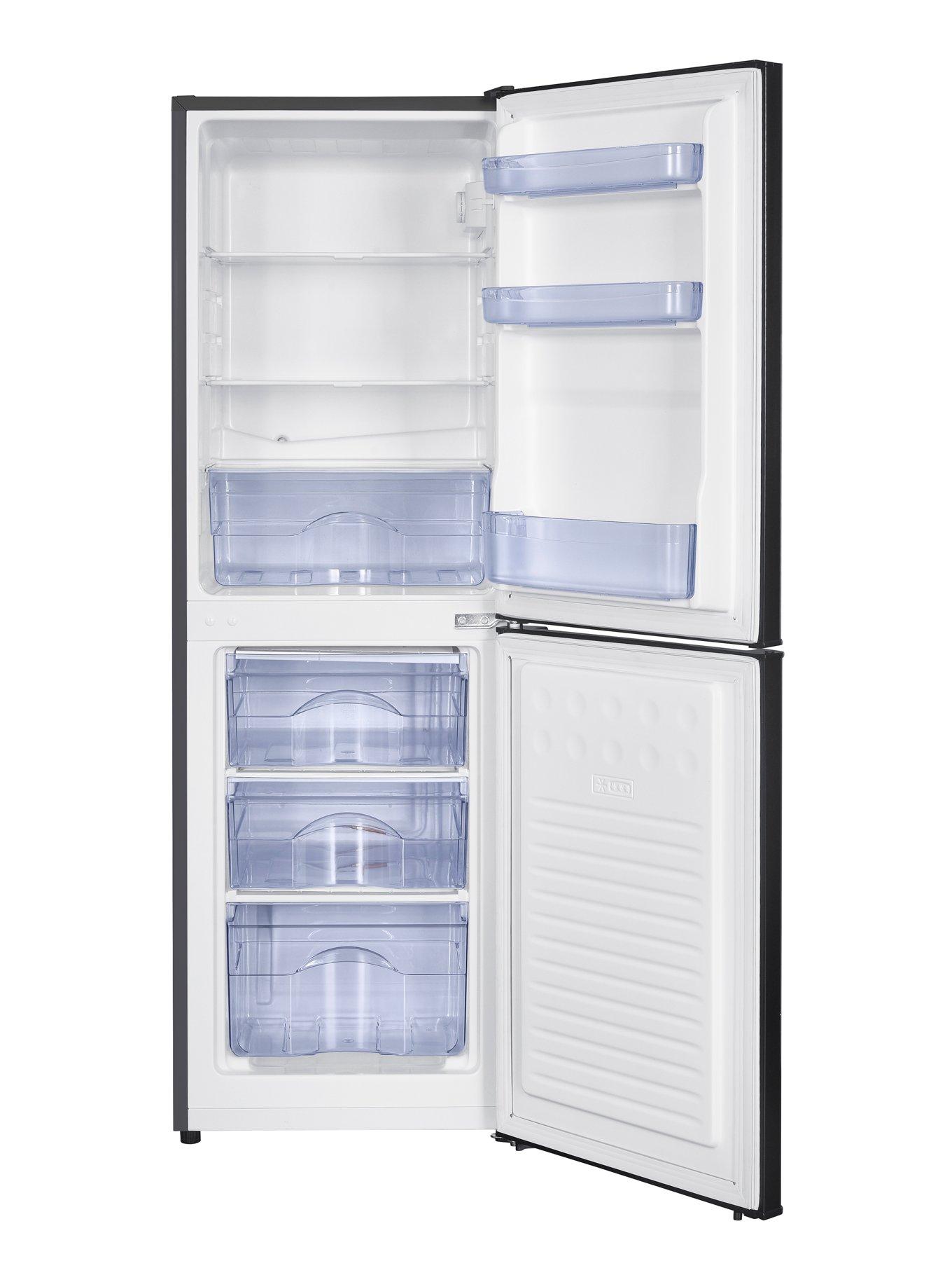 Image 3 of 6 of Swan 48cm Static Fridge Freezer 50/50 Black