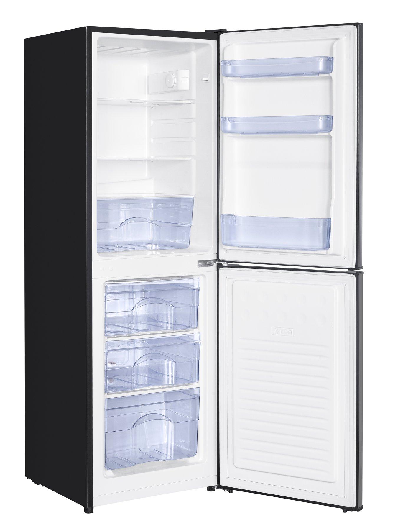 Image 4 of 6 of Swan 48cm Static Fridge Freezer 50/50 Black