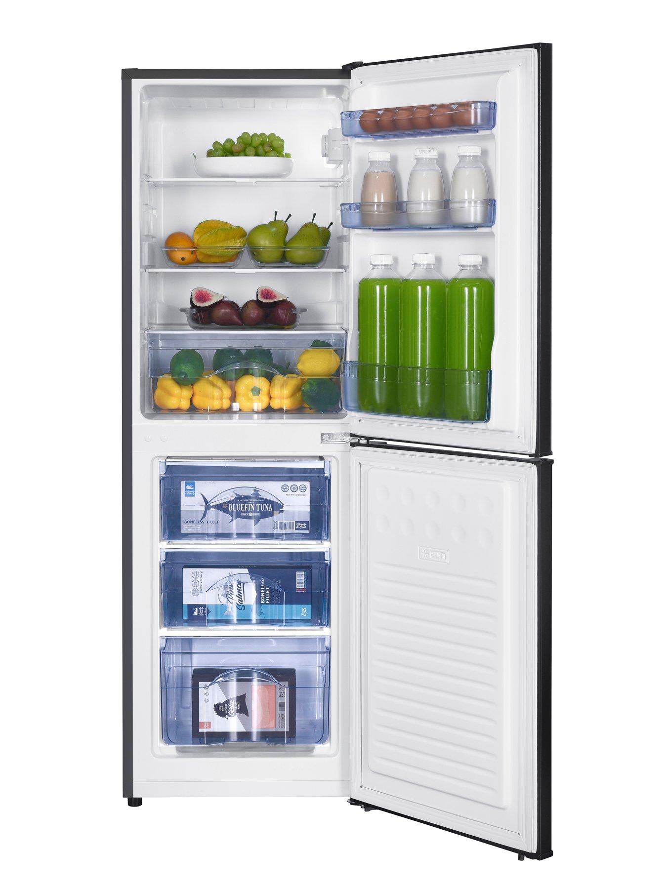 Image 6 of 6 of Swan 48cm Static Fridge Freezer 50/50 Black